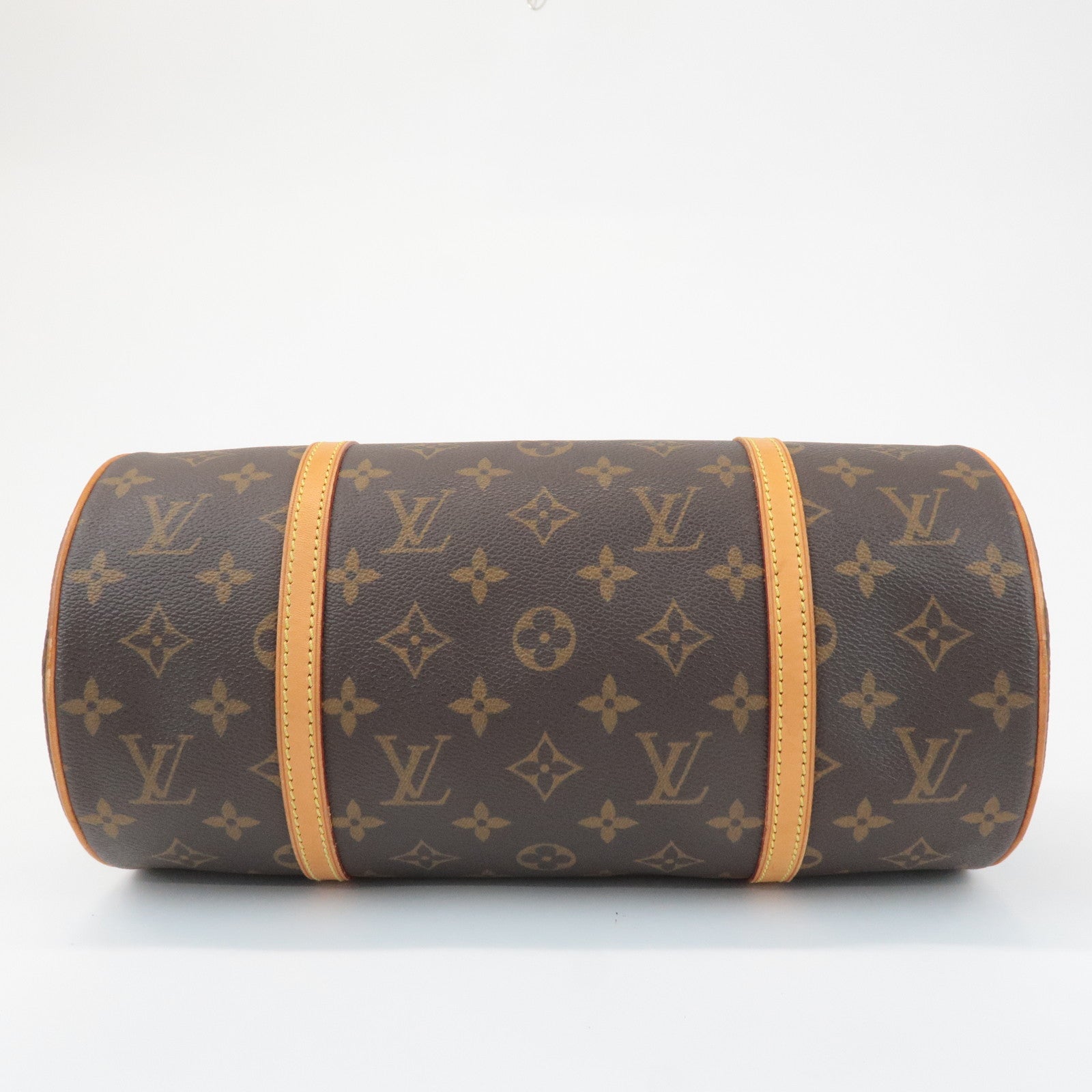 Louis Vuitton Monogram Papillon 30 Hand Bag New Style Brown M51385