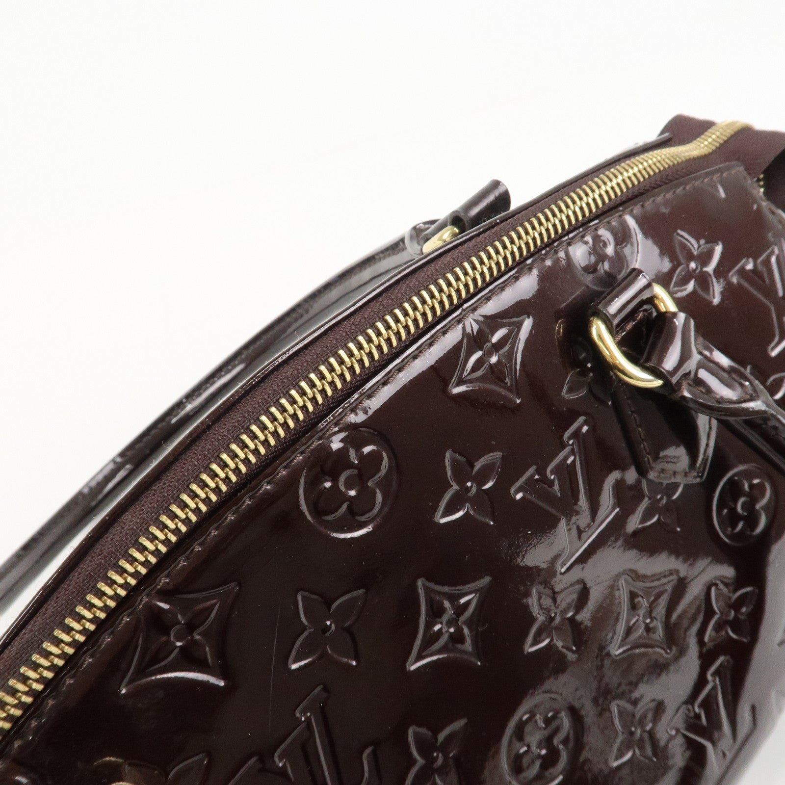 Louis Vuitton Monogram Vernis Sherwood PM Hand Bag M91493 Used