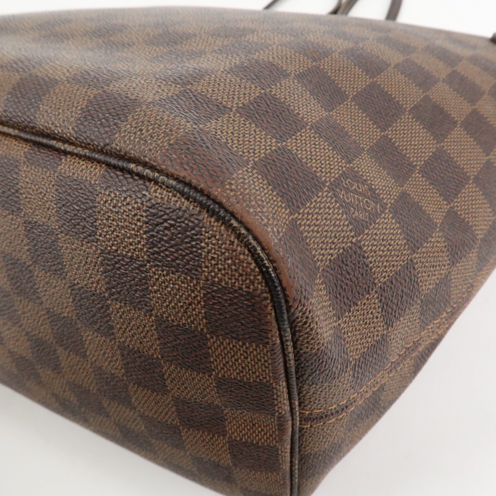 Louis Vuitton Damier Ebene Canvas Neverfull MM Tote Bag N51105
