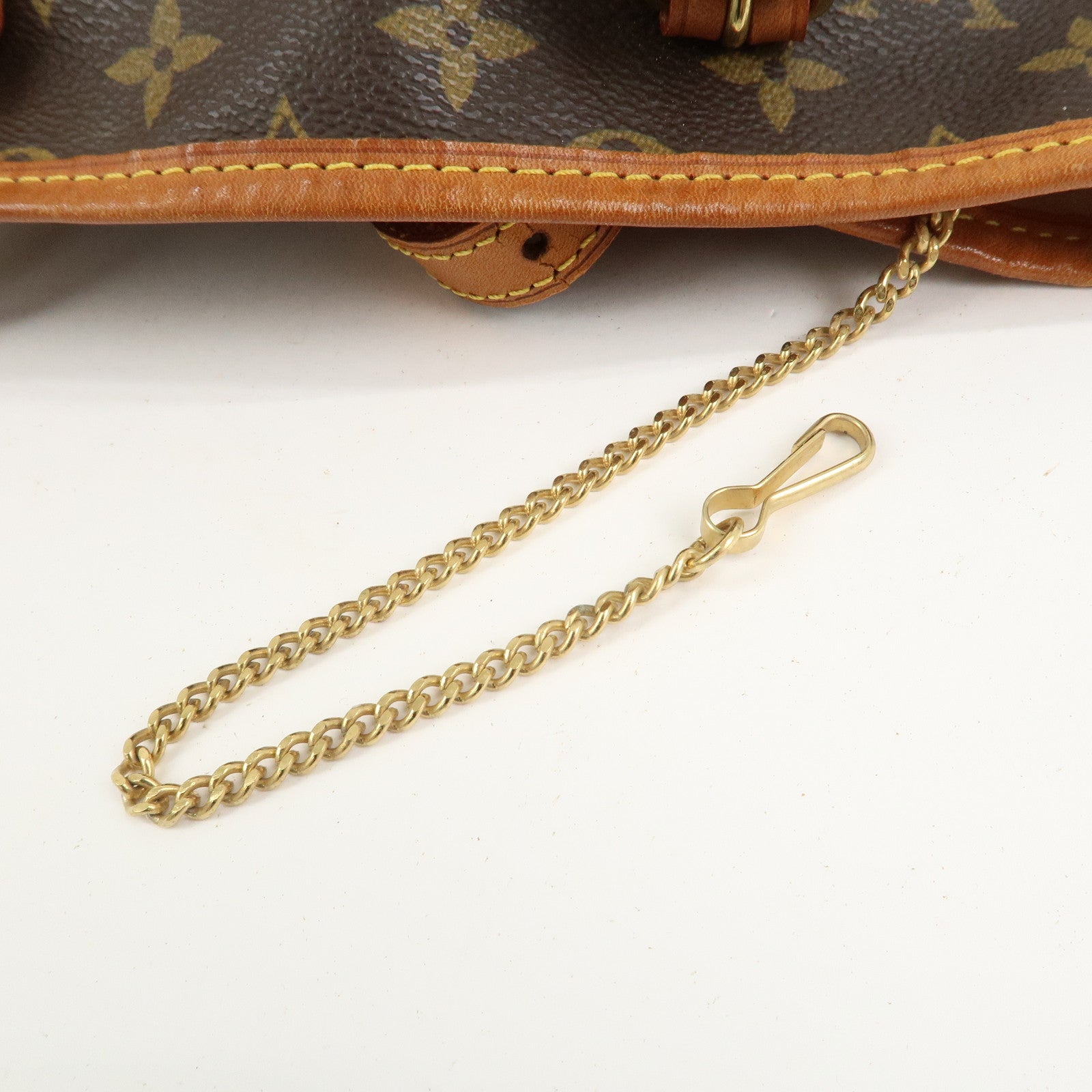 Louis Vuitton Monogram Canvas Bucket PM Hand Bag Brown M42238