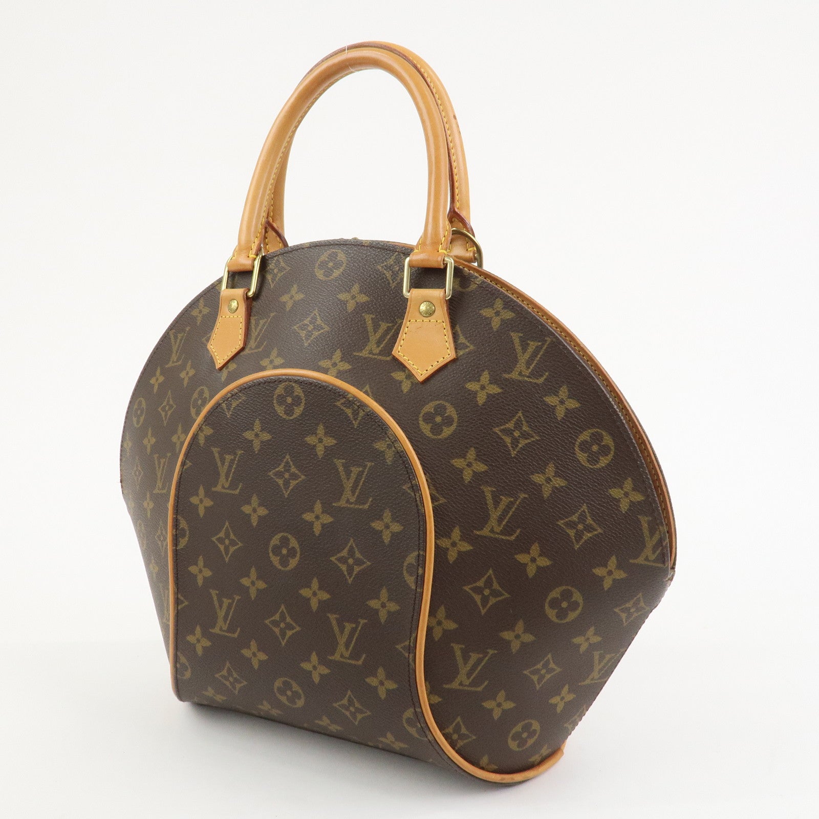 Louis Vuitton Monogram Ellipse MM Hand Bag Brown M51126