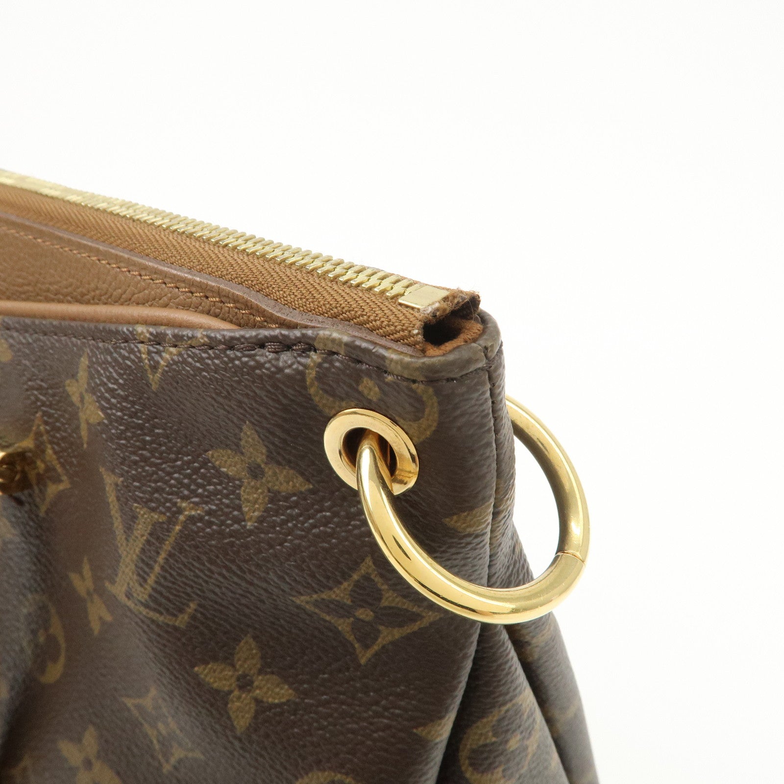 Louis Vuitton Monogram Canvas Pallas Hand Bag M40907 Used