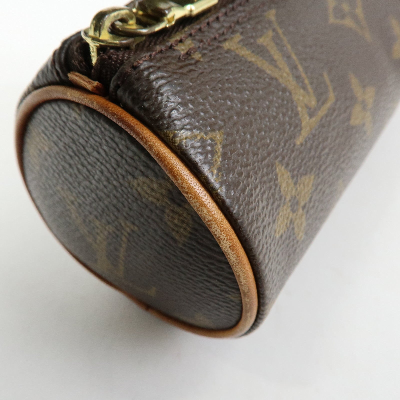 Louis Vuitton Monogram Set of 2 Pouch for Papillon Bag Brown Used