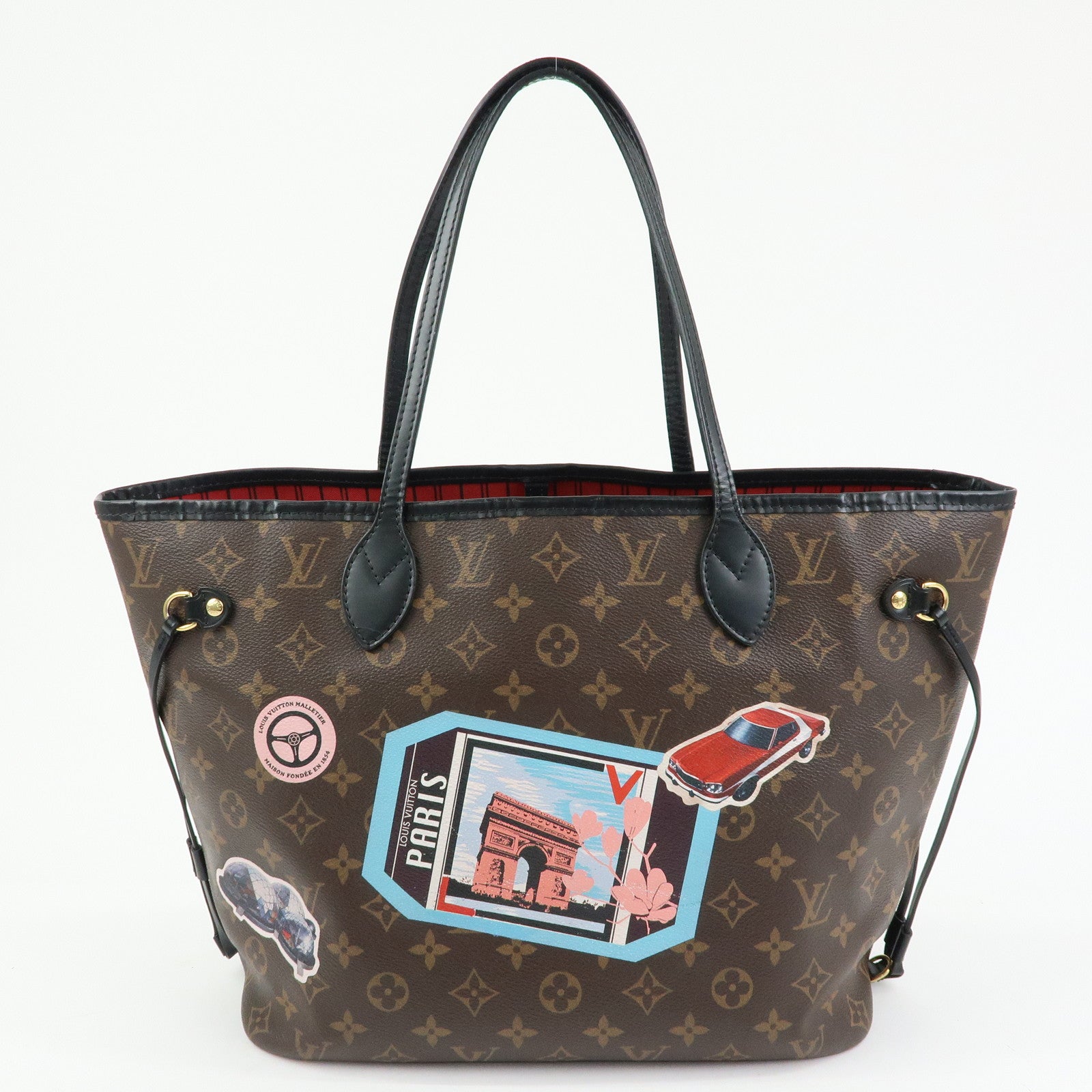 Louis Vuitton Monogram LV World Tour Neverfull MM Tote Bag M42844