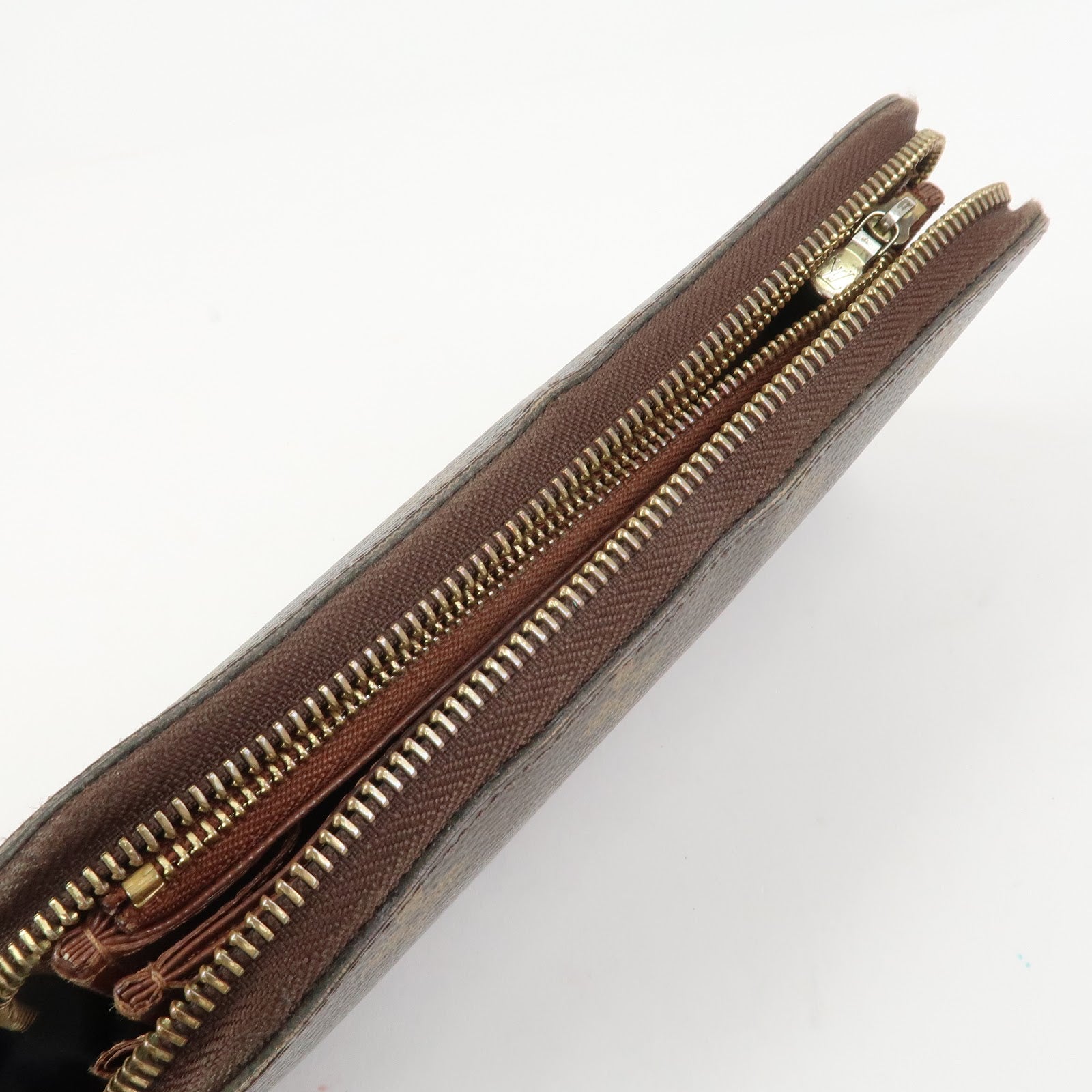 Louis Vuitton Monogram Zippy Round Long Wallet Brown M42616
