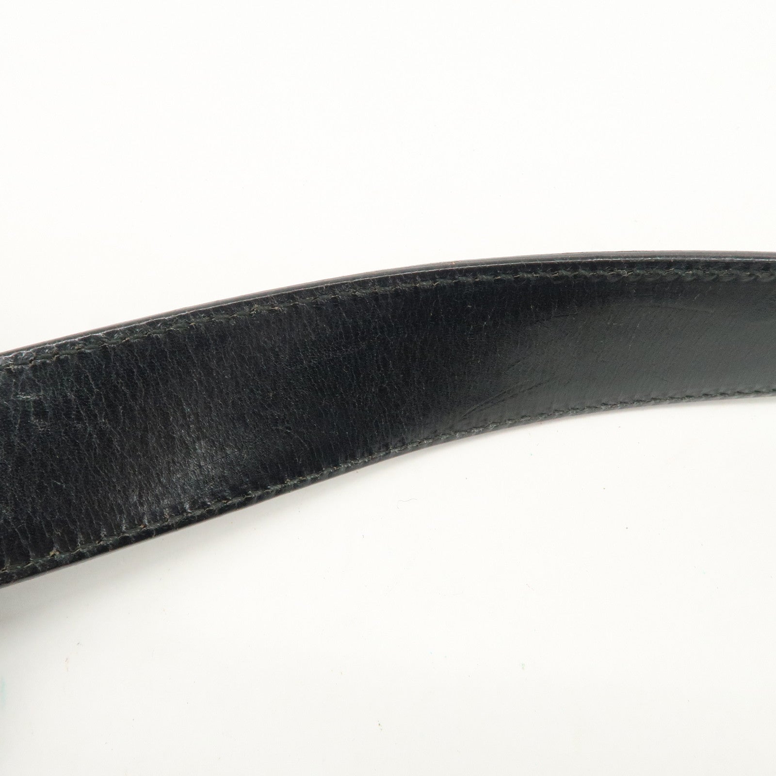 GUCCI Jackie Leather Shoulder Bag Hand Bag Black Silver Hardware 001.3346 Used