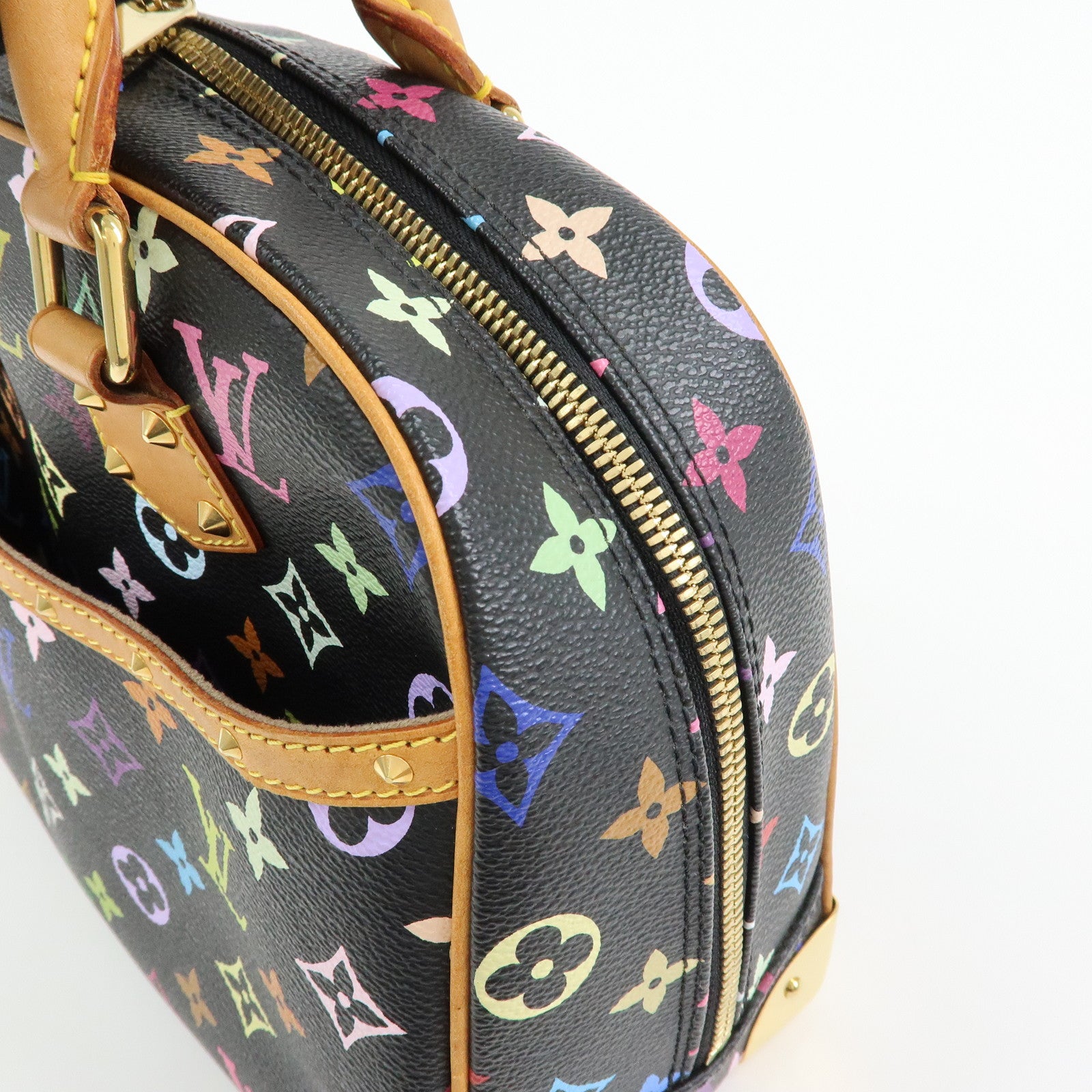Louis Vuitton Monogram Trouville Multicolor Hand Bag Noir M92662