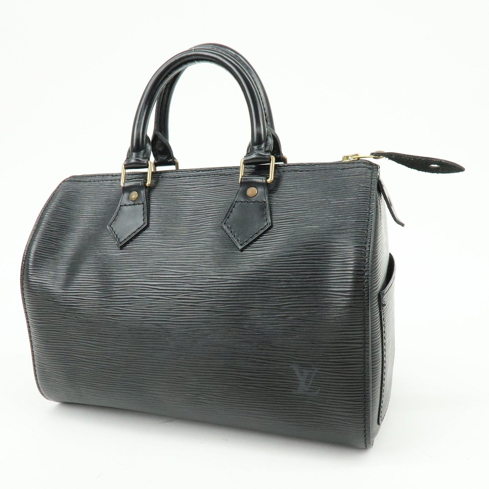 Louis Vuitton Epi Leather Speedy 25 Hand Bag Boston Bag Noir M59032