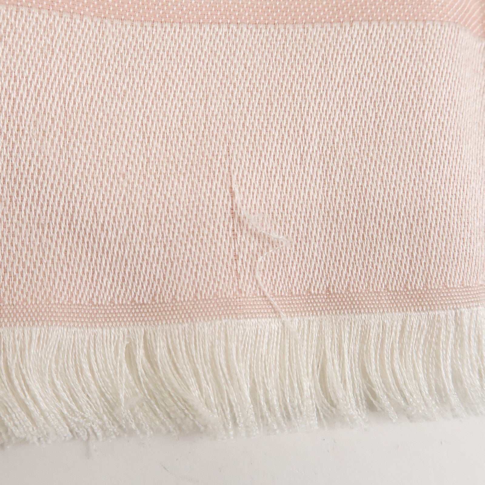 Louis Vuitton Monogram Silk Wook Shawl Scarf Rose Pink M72046