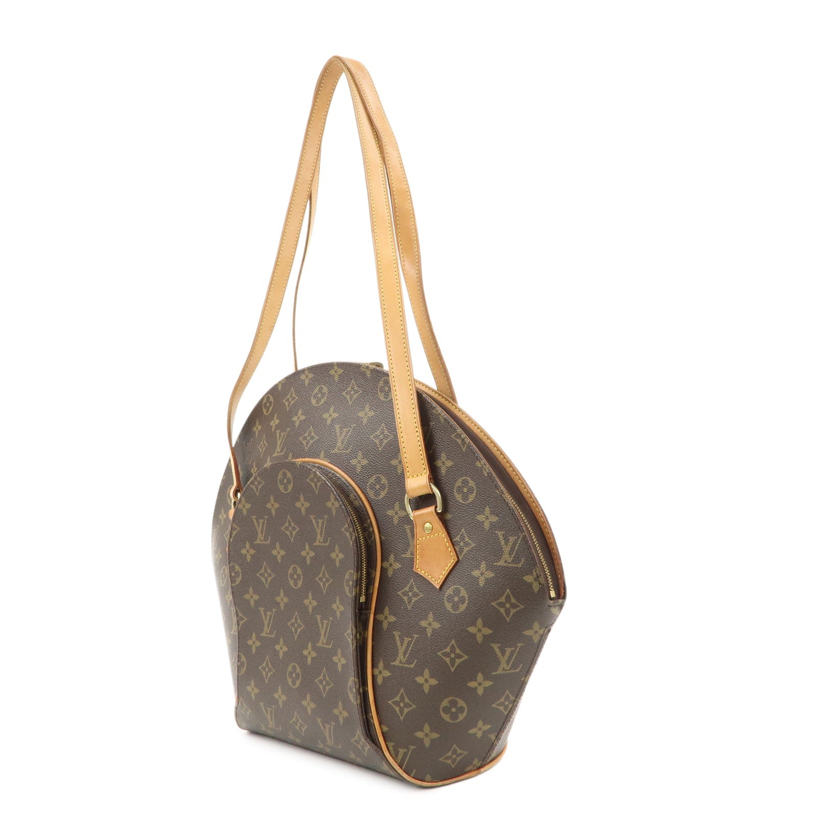 Louis Vuitton Monogram Ellipse Shopping Shoulder Bag Brown M51128 Used