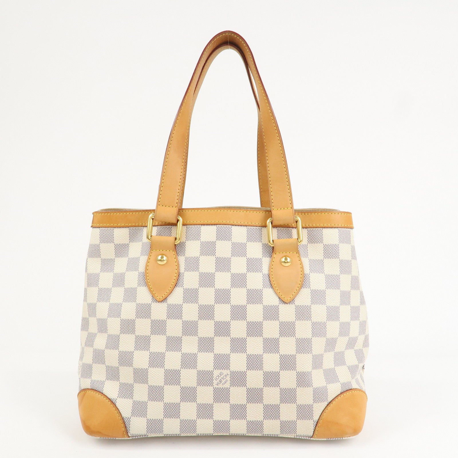 Louis Vuitton Damier Azur Hampstead PM Hand Bag Ivory N51207