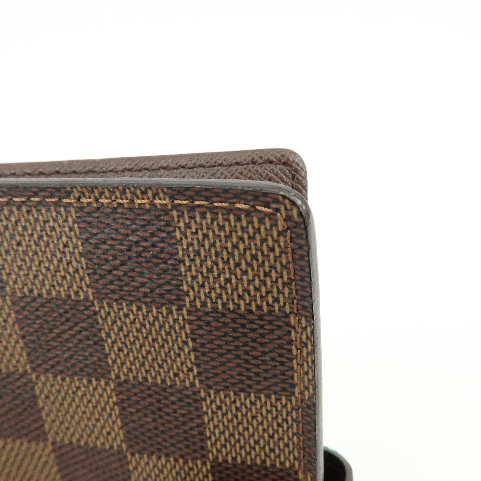 Louis Vuitton Damier Agenda PM Planner Cover Brown R20700