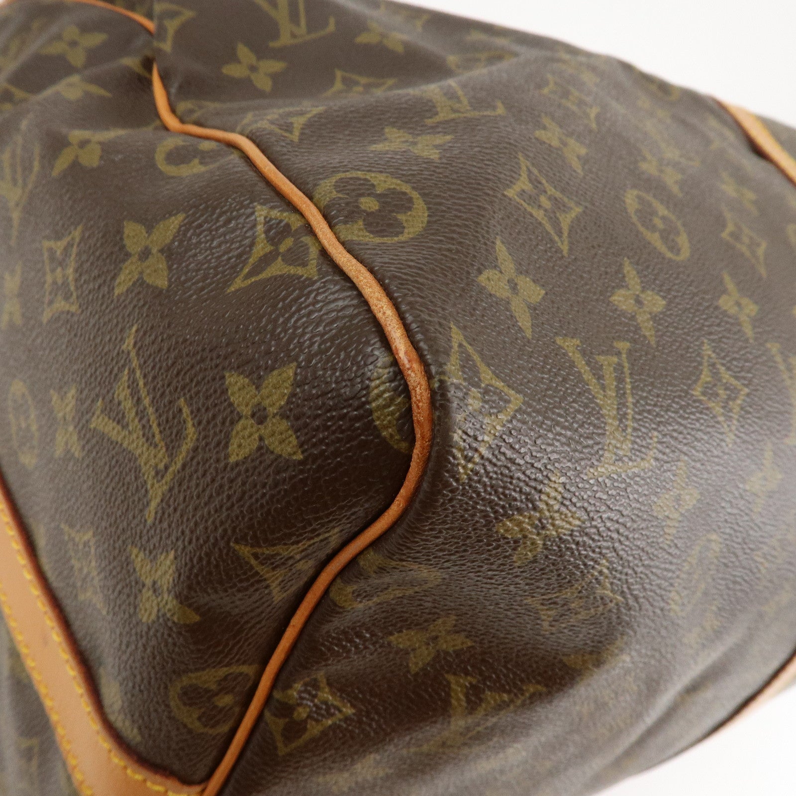 Louis Vuitton Monogram Keep All Bandouliere 55 Boston Bag M41414