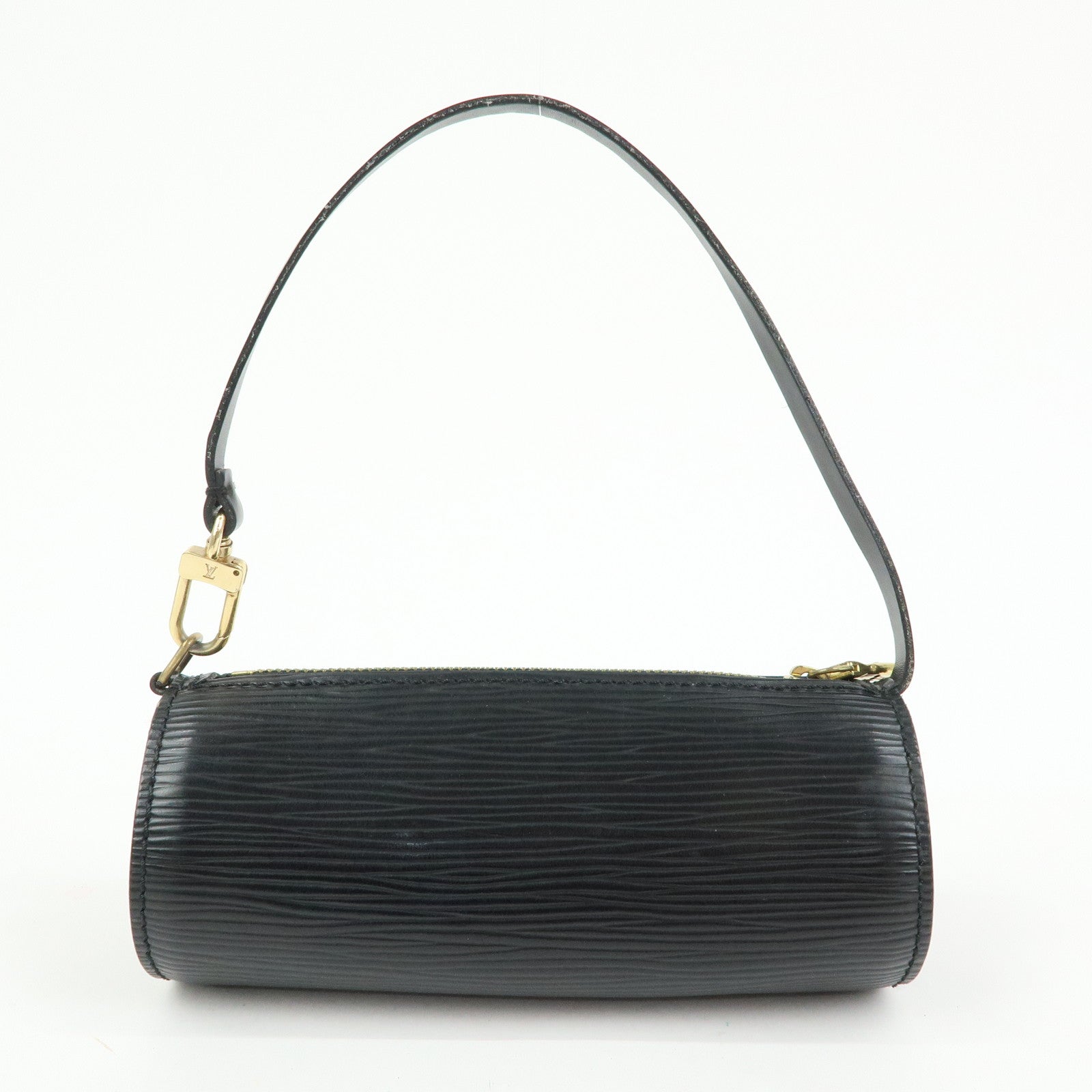 Louis Vuitton Epi Leather Mini Pouch For Soufflot Hand Bag Noir