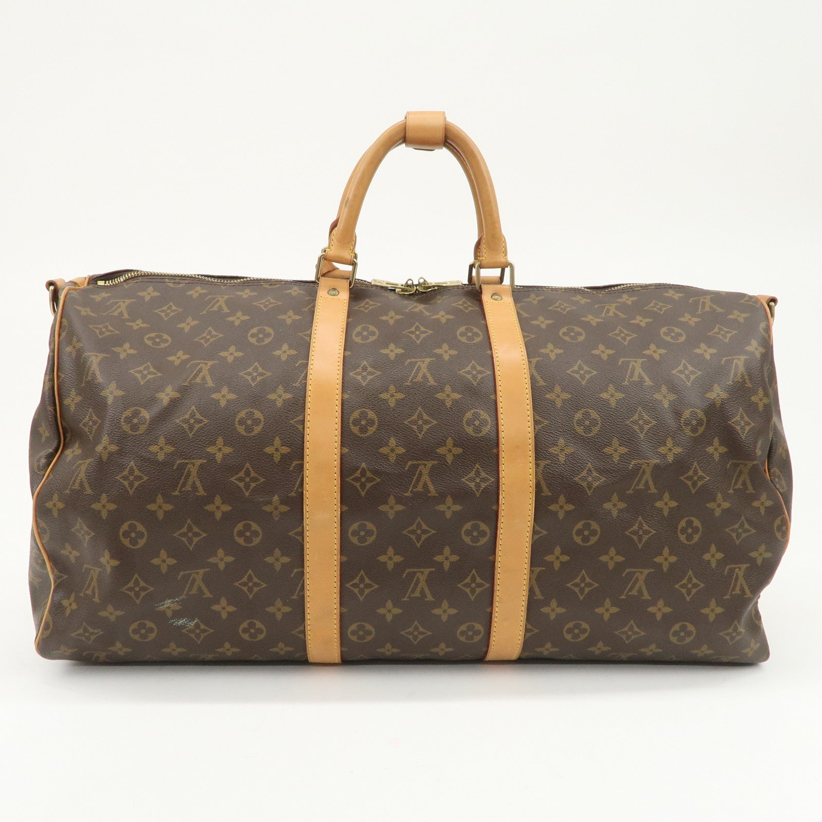 Louis Vuitton Monogram Keep All Bandouliere 55 Boston Bag M41414