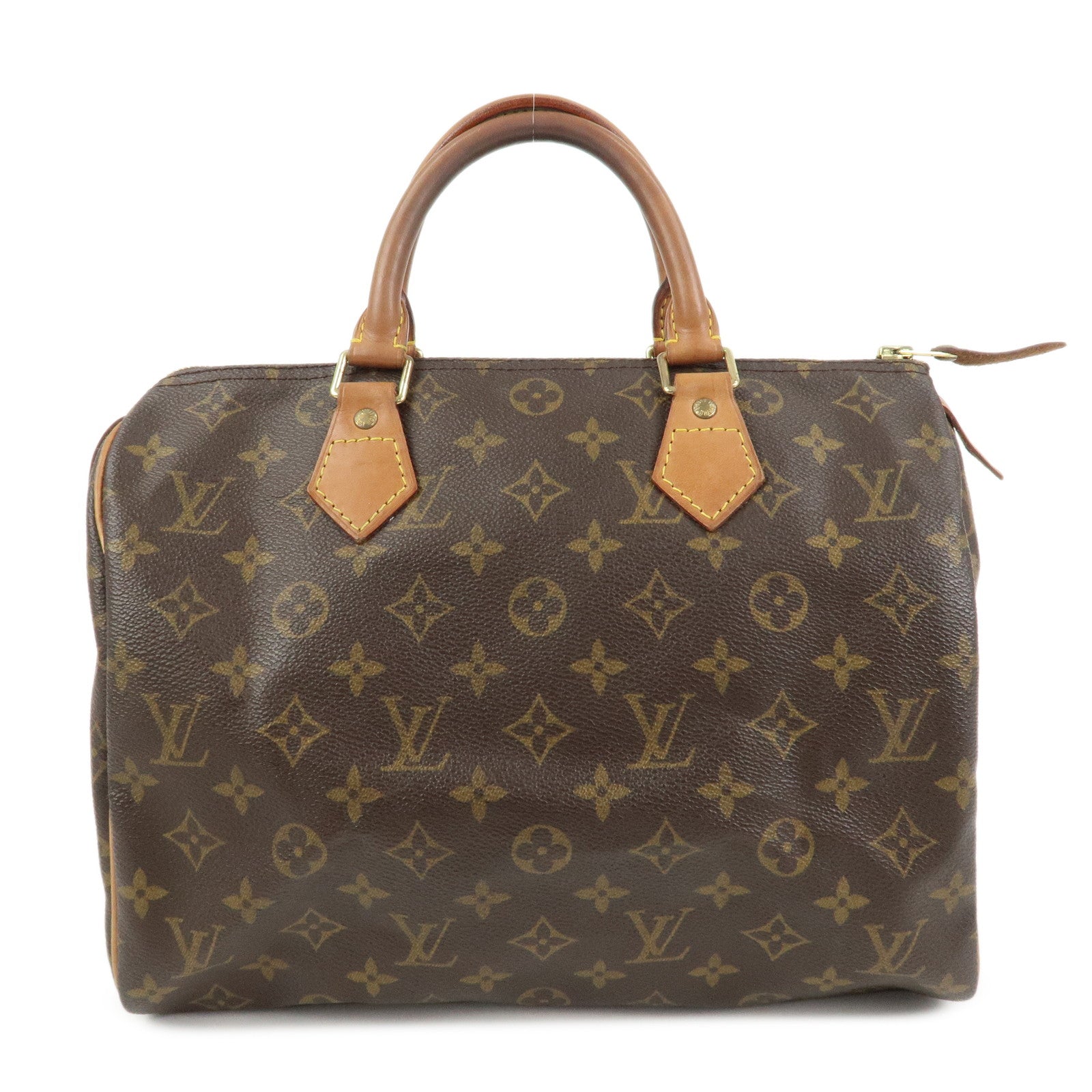 Louis Vuitton Monogram Speedy 30 Boston Bag Hand Bag Brown M41526