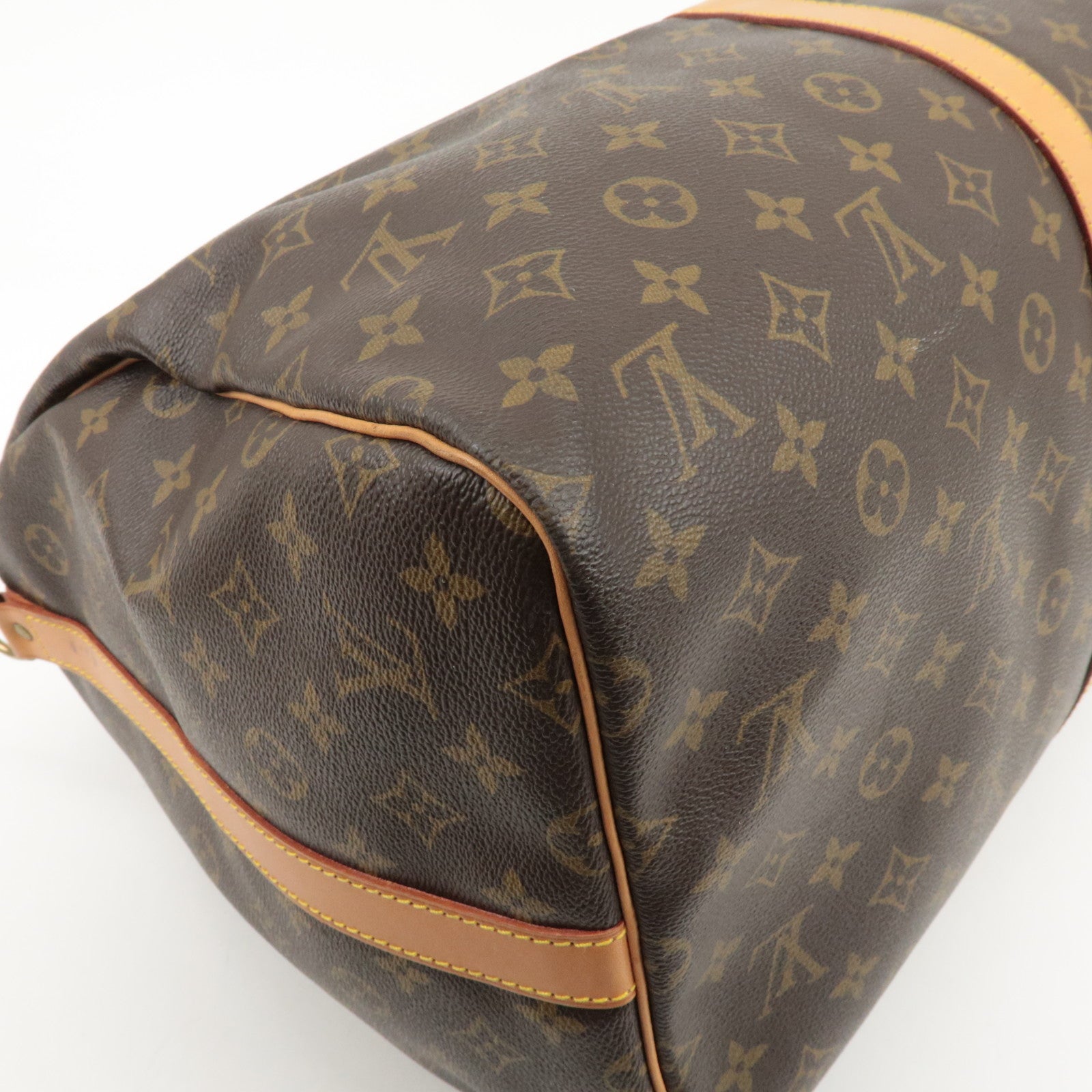 Louis Vuitton Monogram Keep All Bandouliere 55 Boston Bag M41414 Used
