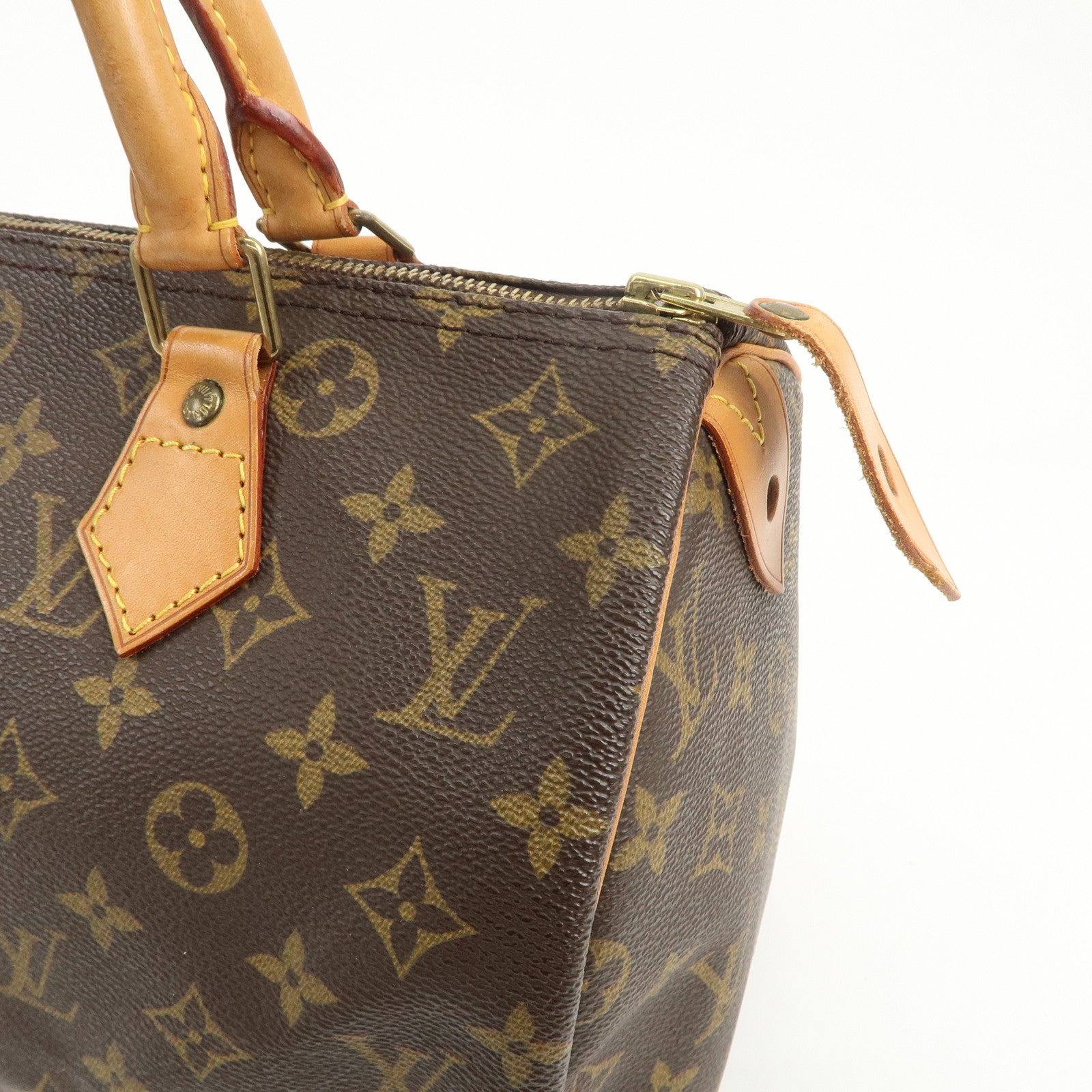 Louis Vuitton Monogram Speedy 30 Boston Bag Hand Bag Brown M41526