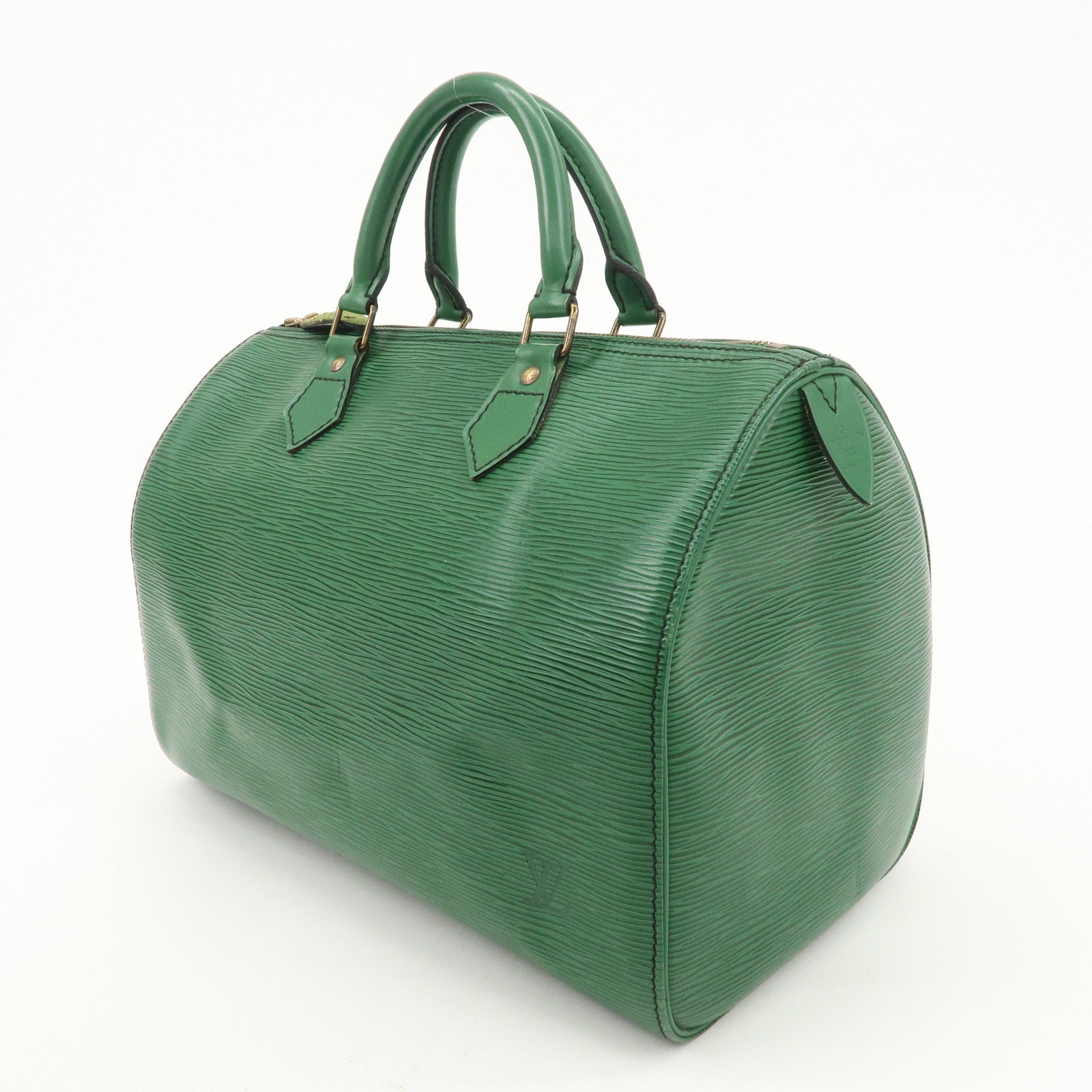 Louis Vuitton Epi Speedy 30 Boston Bag Hand Bag Borneo Green M43004
