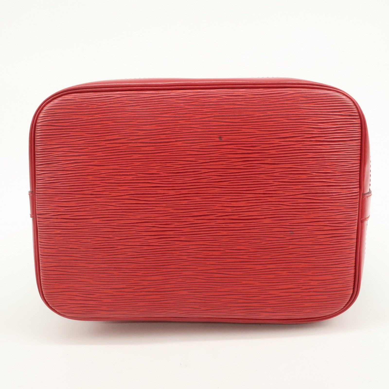Louis Vuitton Epi Noe Shoulder Bag Noir Castilian Red M44017