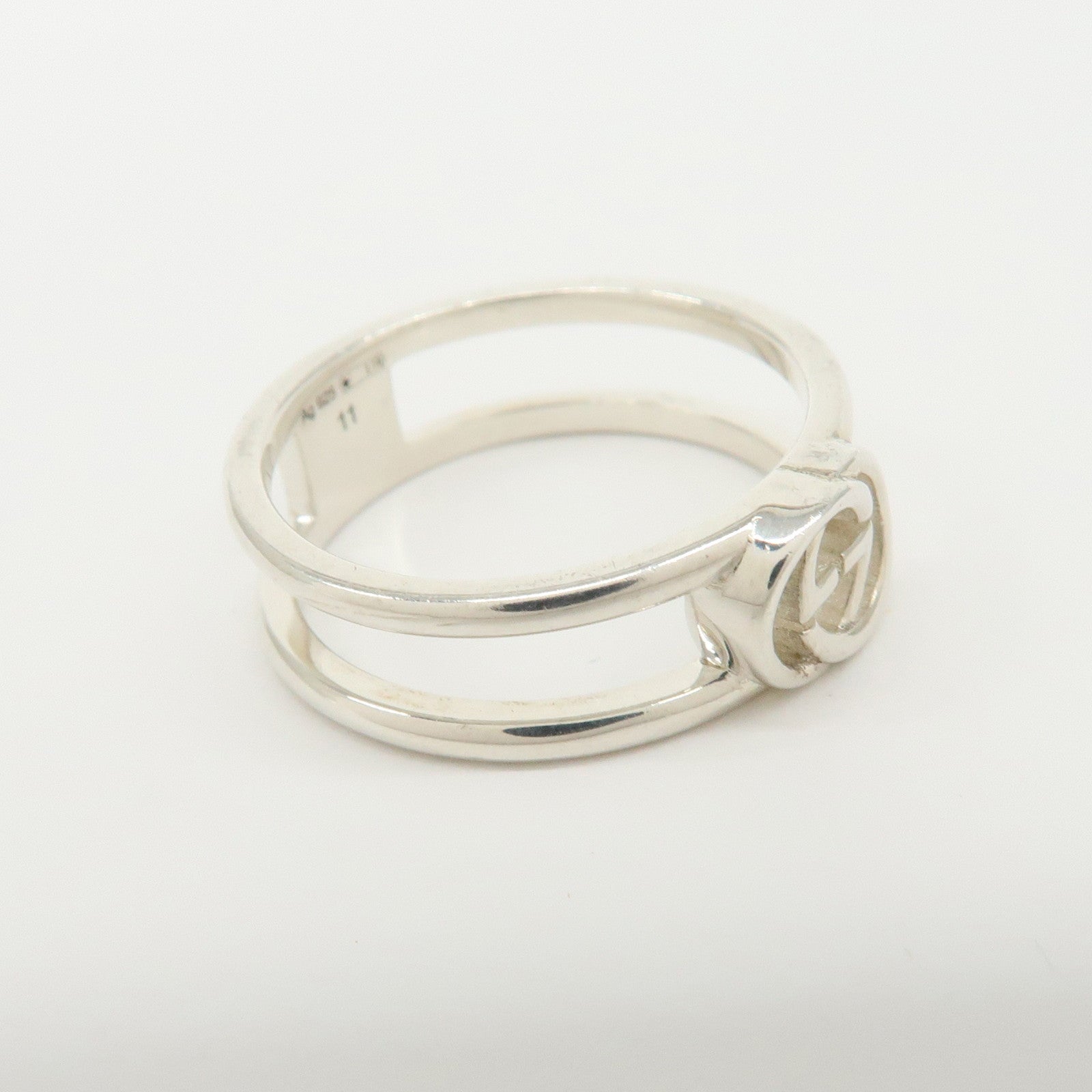 GUCCI Interlocking G Ring SV925 #11 US5.5 EU51 HK12
