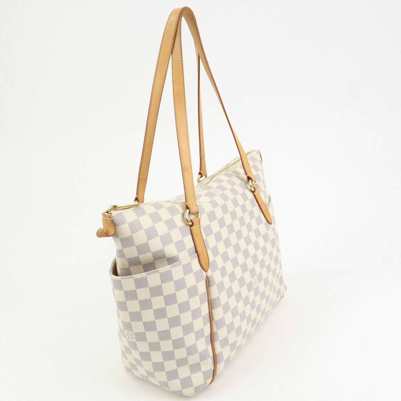 Louis Vuitton Damier Azur Totally MM Tote Bag Shoulder Bag N51262