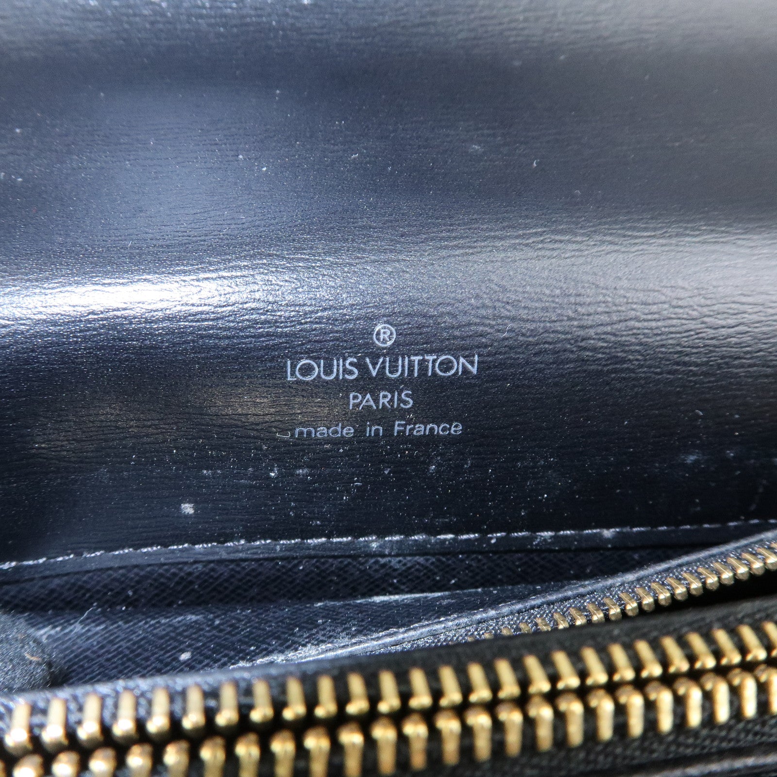 Louis Vuitton Epi Concorde Leather Hand Bag Noir Black M52132