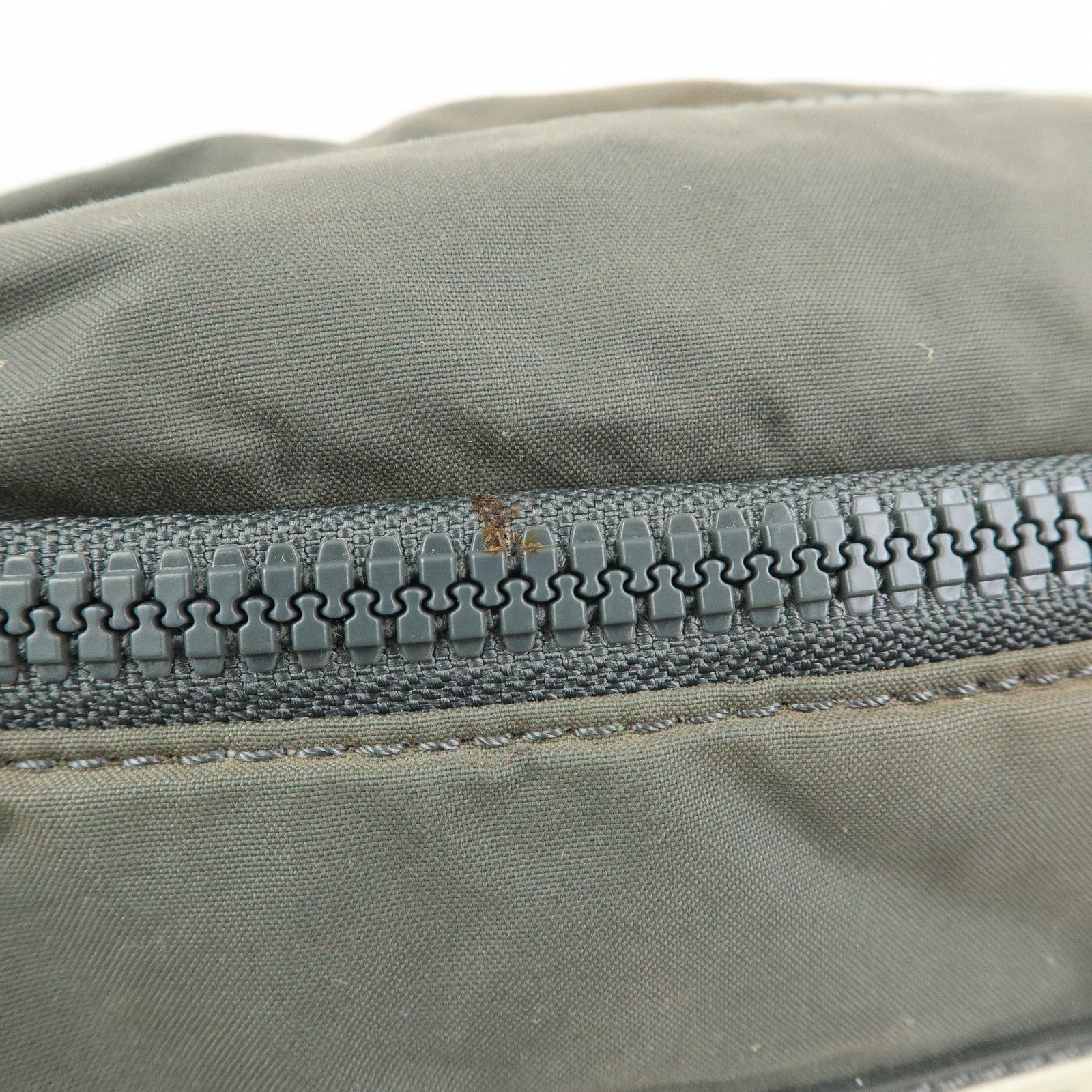 CHANEL Sports Line COCO Mark Nylon Boston Hand Shoulder Bag Gray