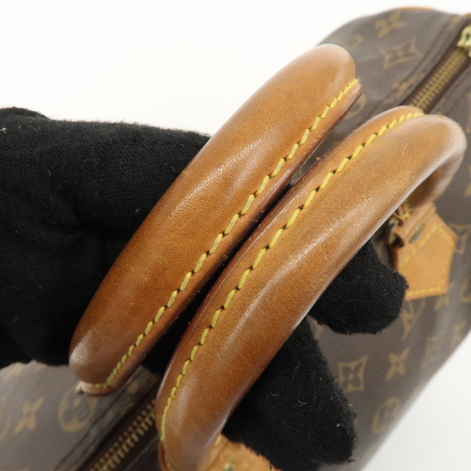 Louis Vuitton Monogram Speedy 30 Hand Bag Boston Bag Brown M41526 Used