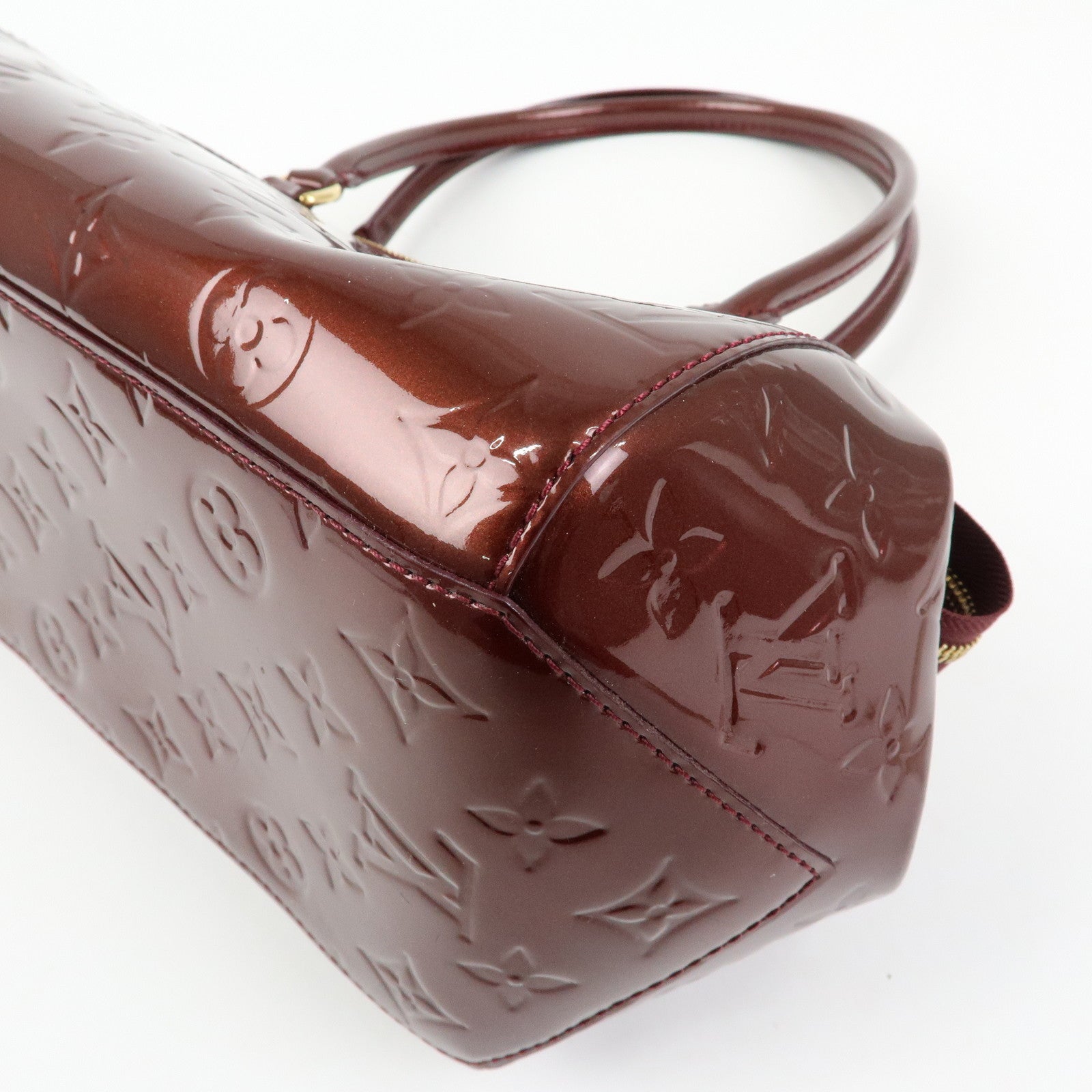 Louis Vuitton Monogram Vernis Sherwood PM Boston Hand Bag M91492