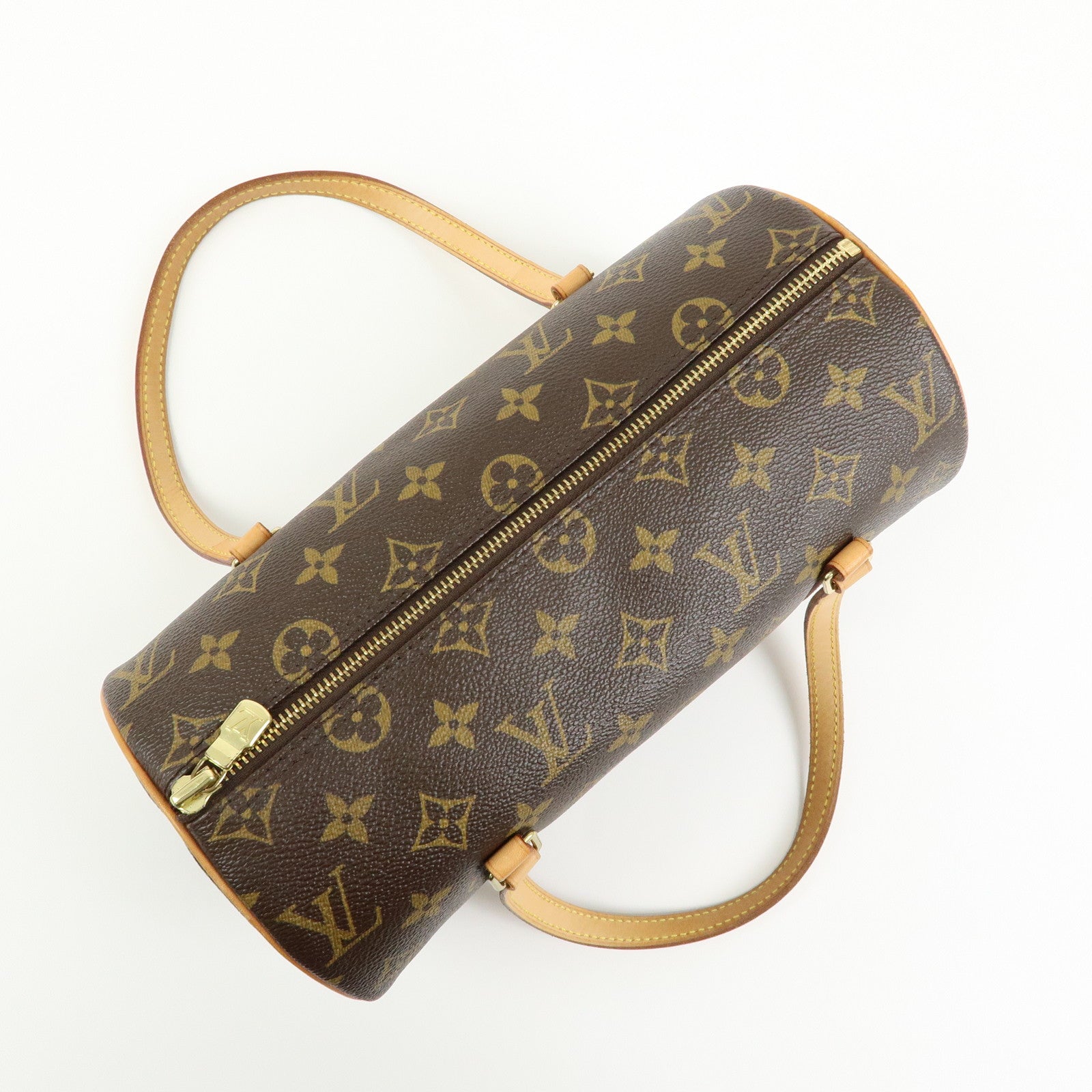 Louis Vuitton Monogram Papillon 26 Hand Bag Brown M51386