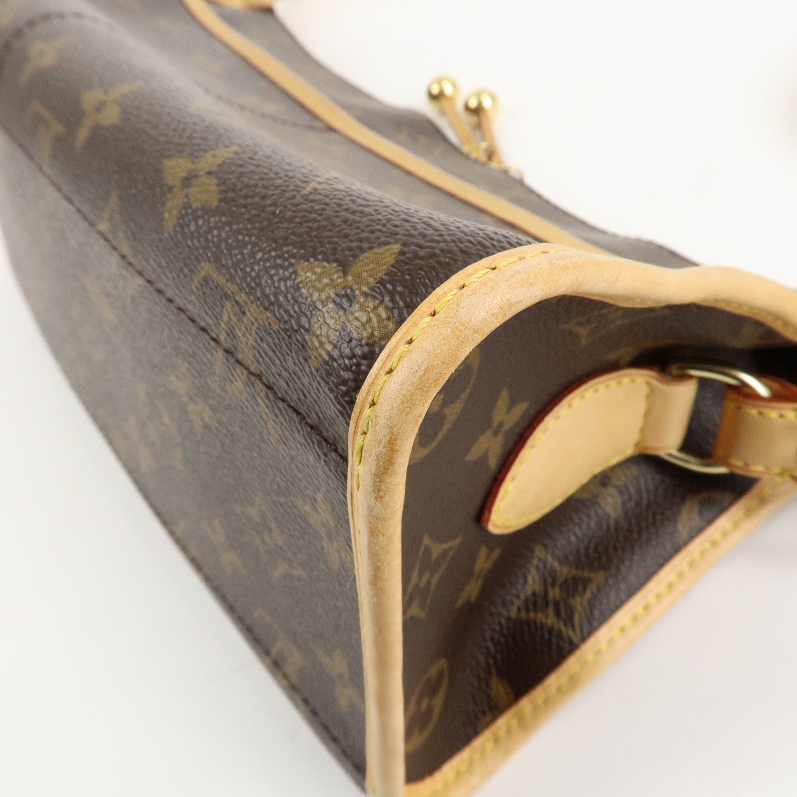 Louis Vuitton Monogram Popincourt Long Shoulder Bag Brown M40008 Used