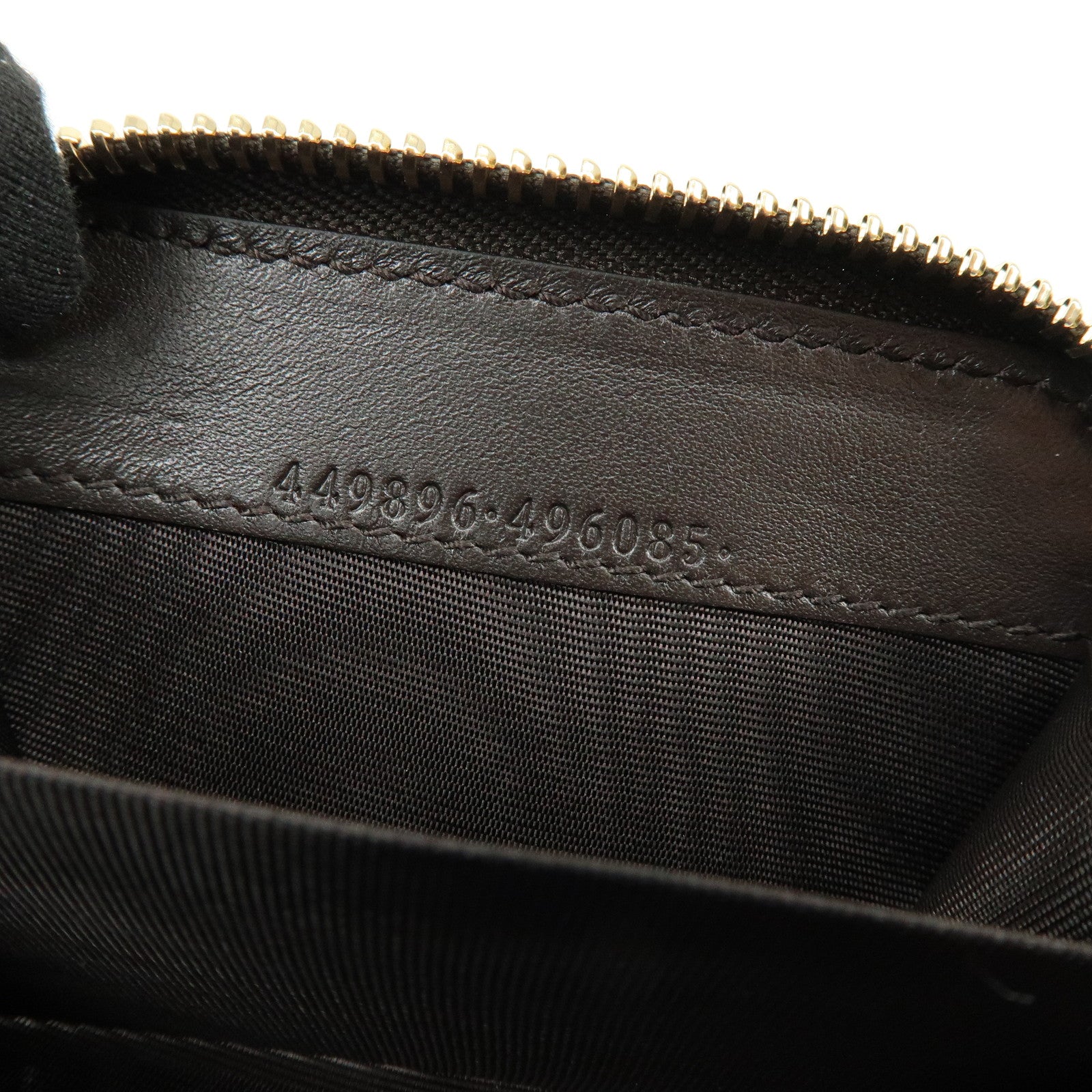 GUCCI Micro Guccissima Leather Coin Case Purse Dark Brown 449896