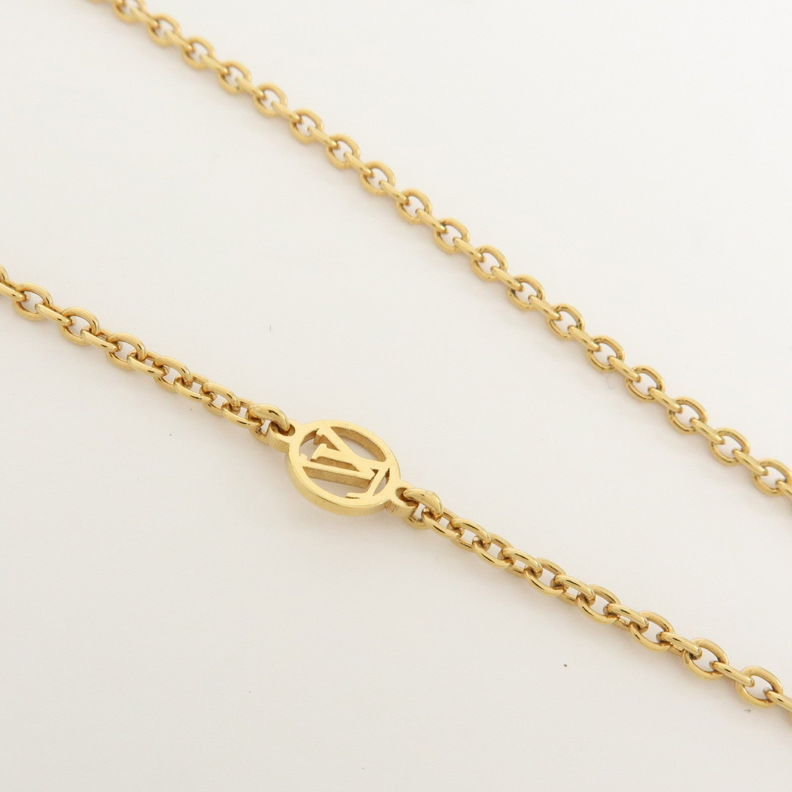 Louis Vuitton Collier Essential V Planet Metal Necklace M68920