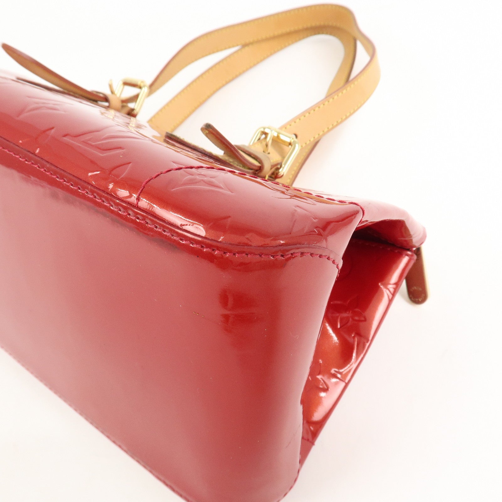 Louis Vuitton Vernis Rosewood Avenue Hand Bag Pomme DAmour M93507