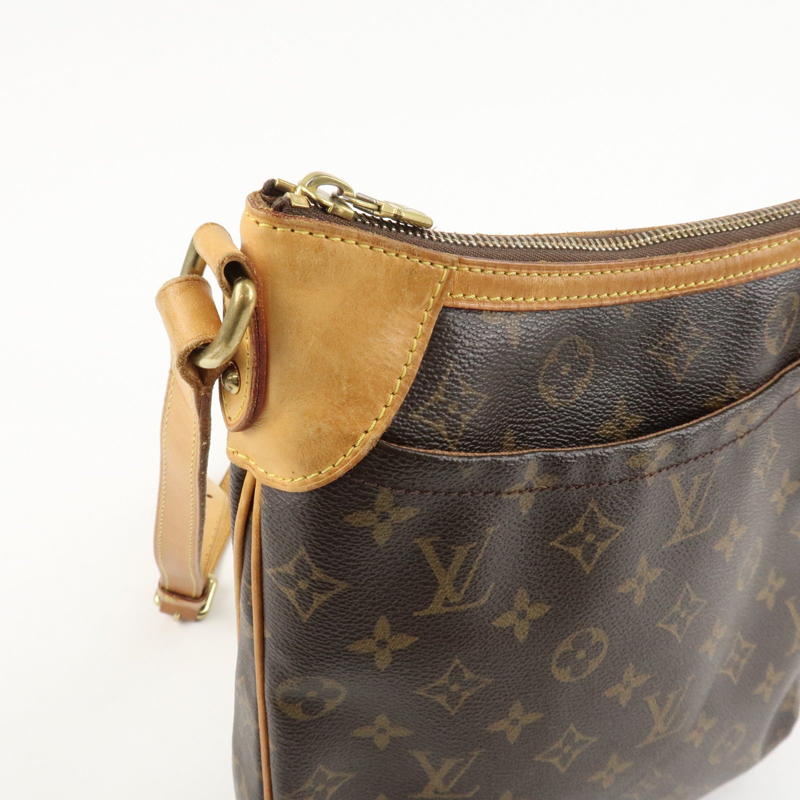 Louis Vuitton Monogram Odeon PM Shoulder Bag Brown M56390 Used
