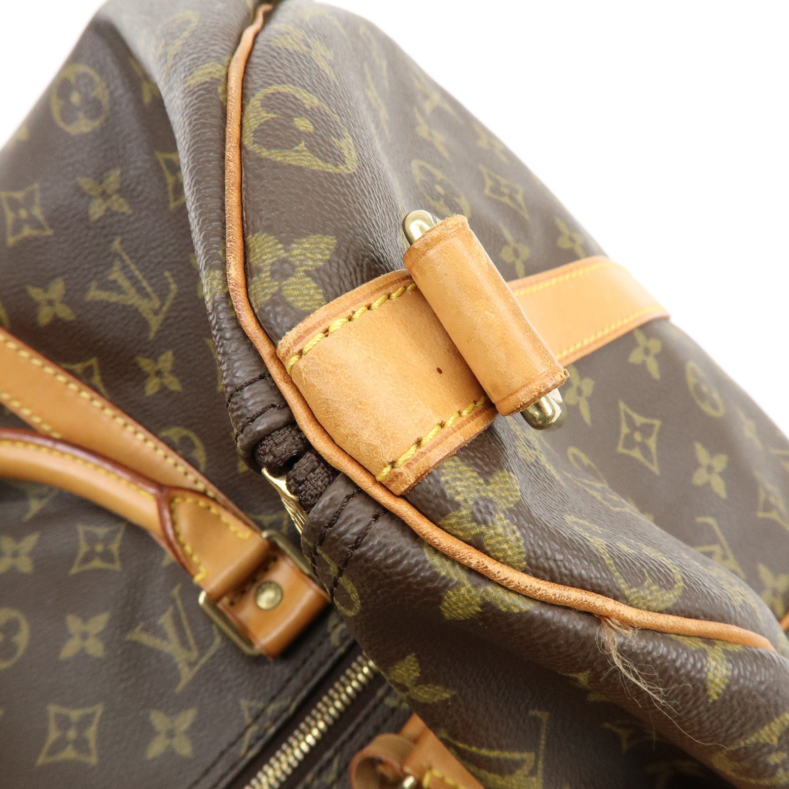 Louis Vuitton Monogram Keep All Bandouliere 50 Boston Bag M41416