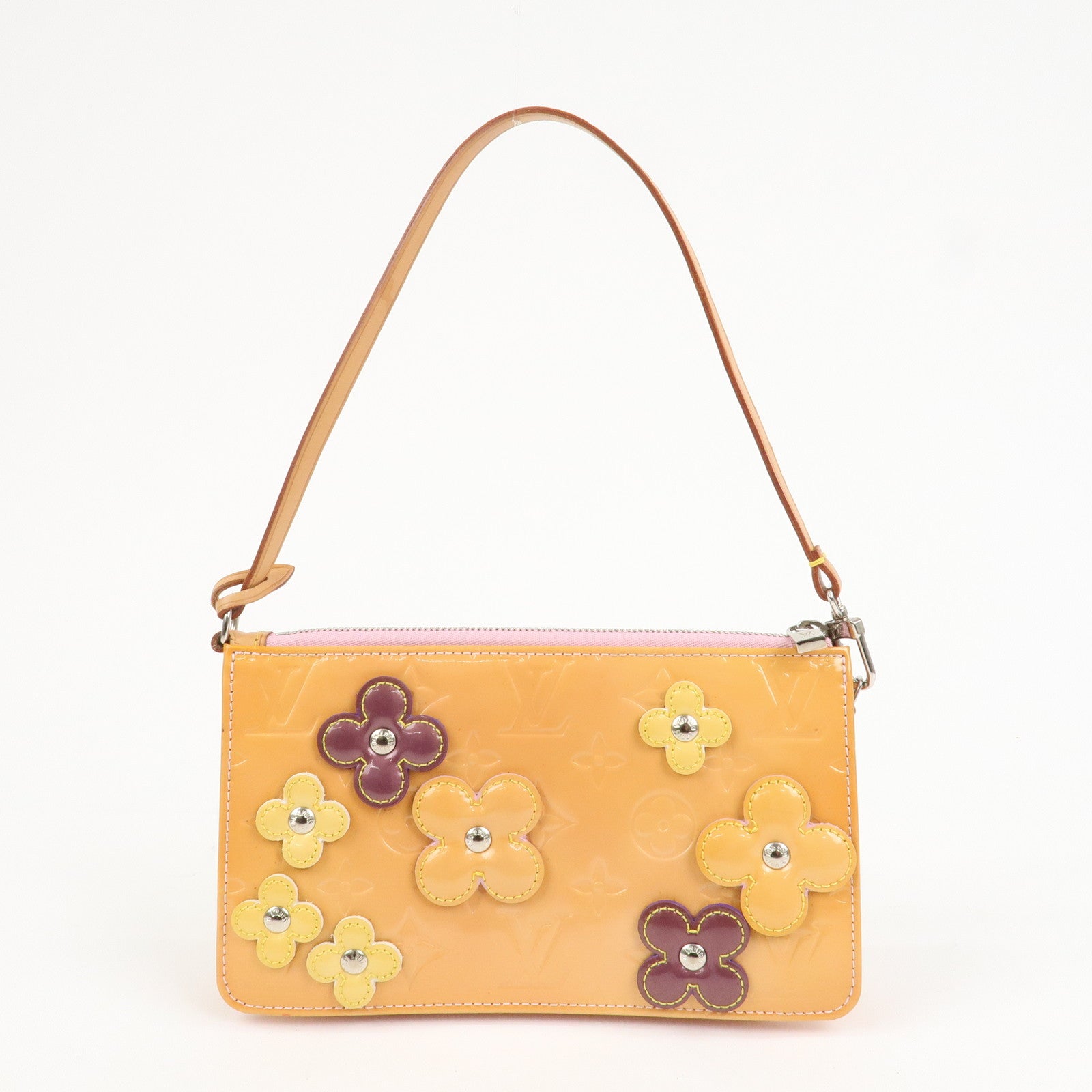 Louis Vuitton Monogram Vernis Flower Lexington Pouch M92248