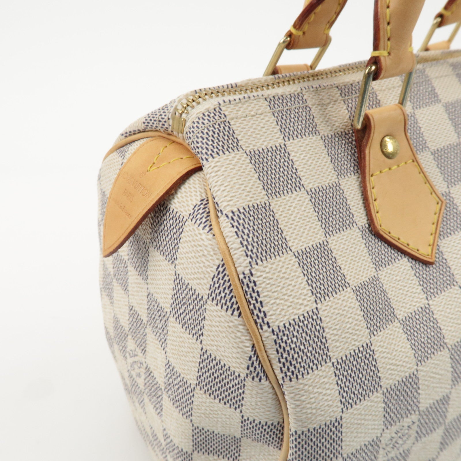 Louis Vuitton Damier Azur Speedy 25 Boston Bag Hand Bag N41534 Used