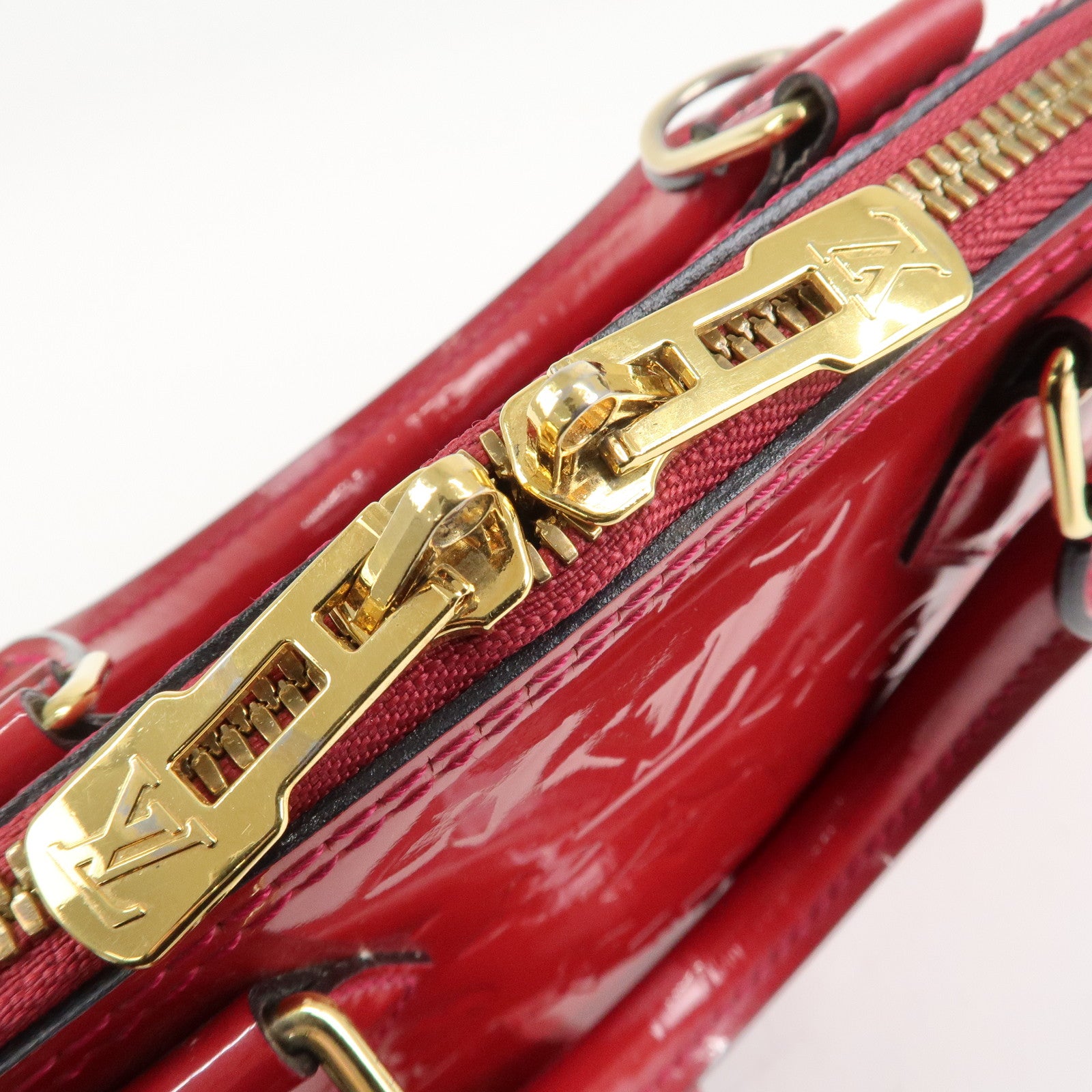 Louis Vuitton Monogram Vernis Alma BB 2Way Bag Rose Indien M91771 Used