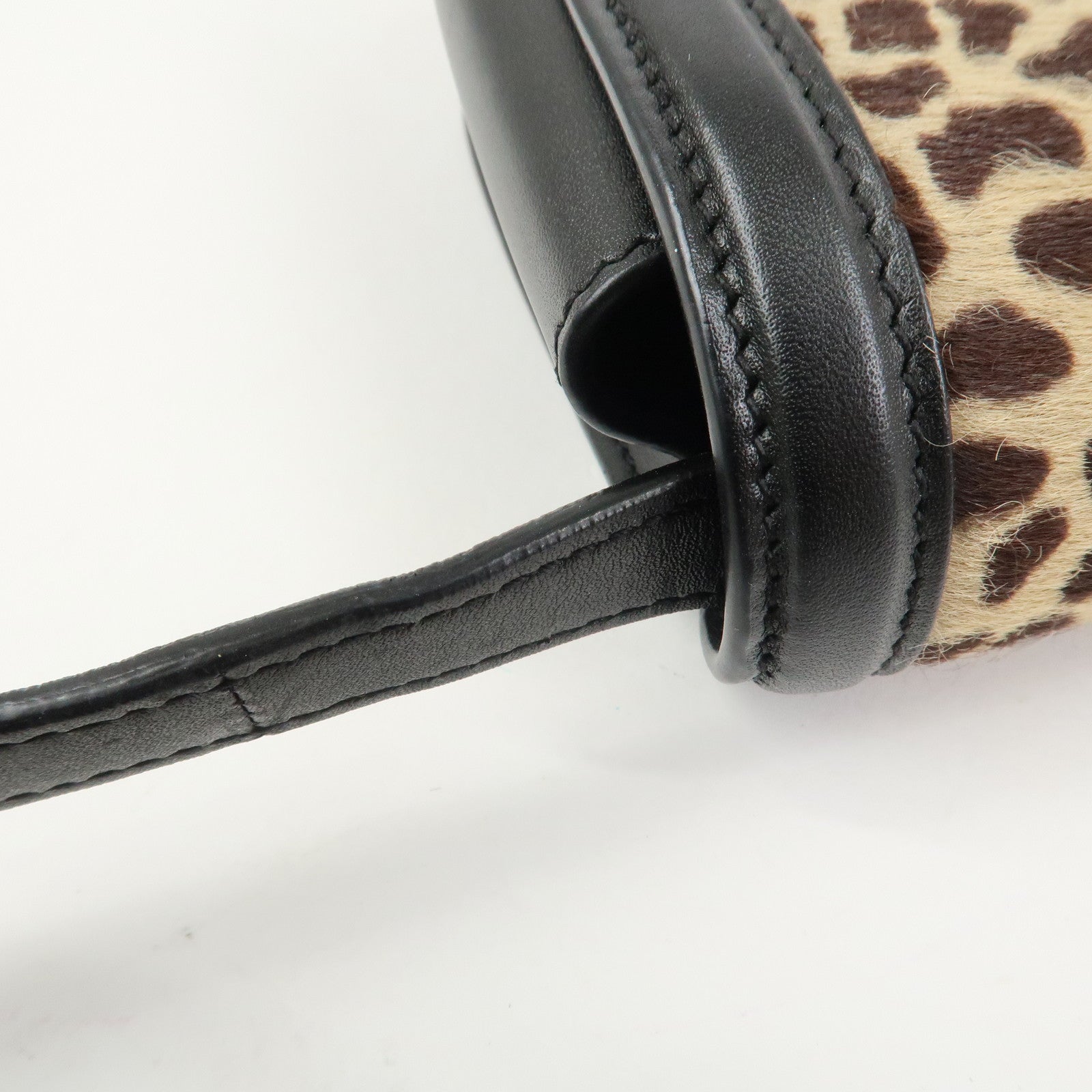 SAINT LAURENT PARIS Cassandre KaiaSmall Leopard Shoulder Bag 619740