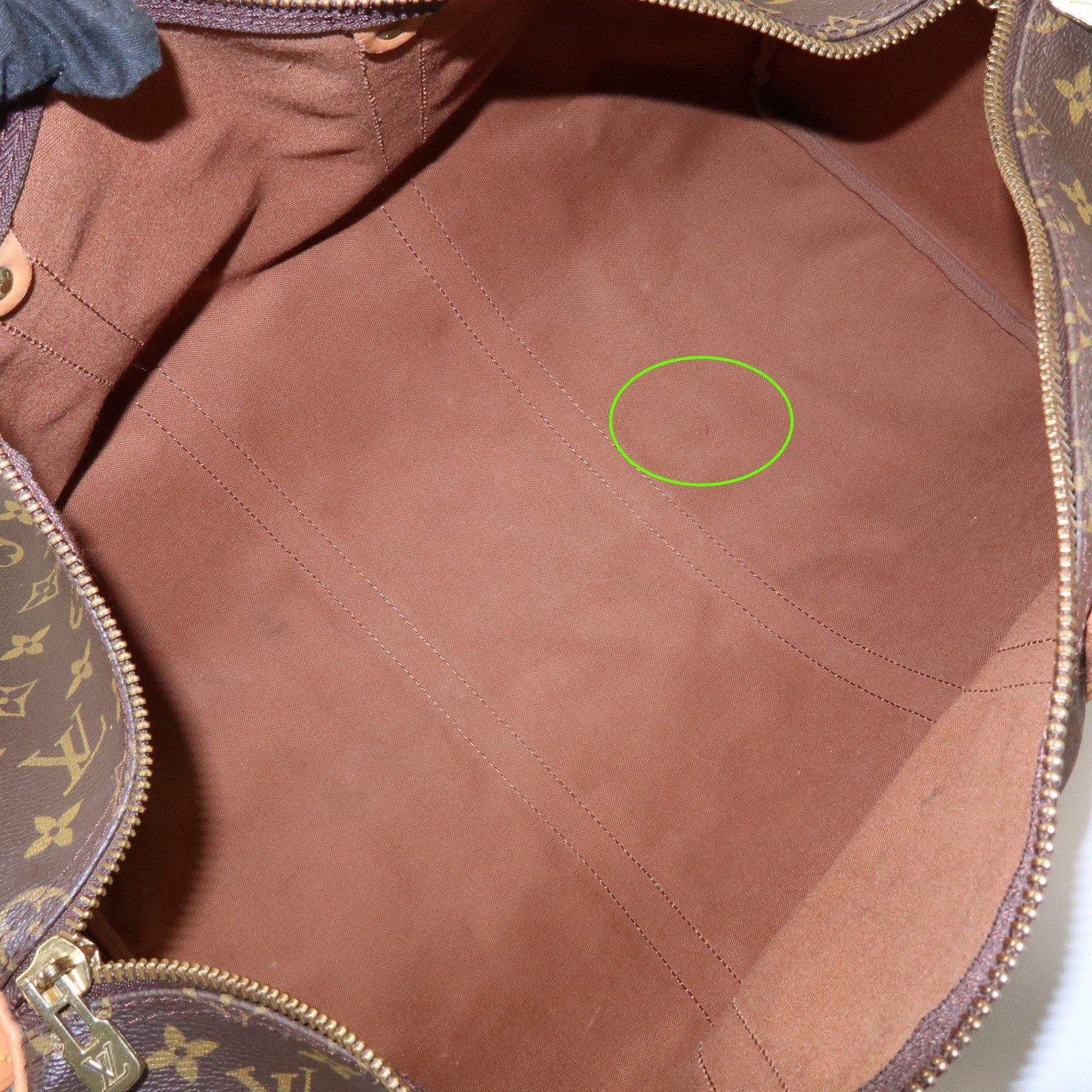 Louis Vuitton Monogram Keep All 50 Boston Bag Brown M41426