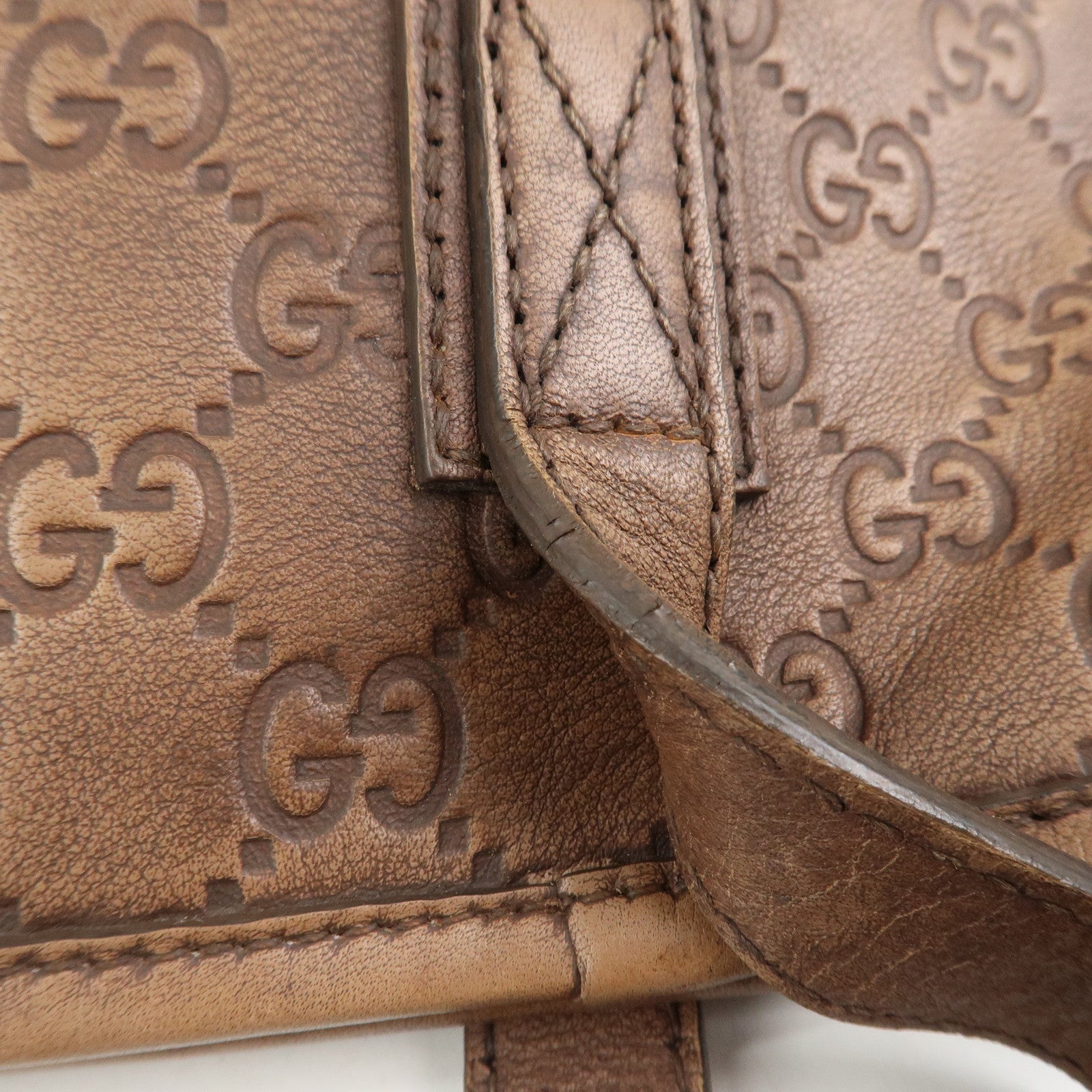 GUCCI Guccissima Leather Tote Bag Shoulder Bag Hand Bag 211136