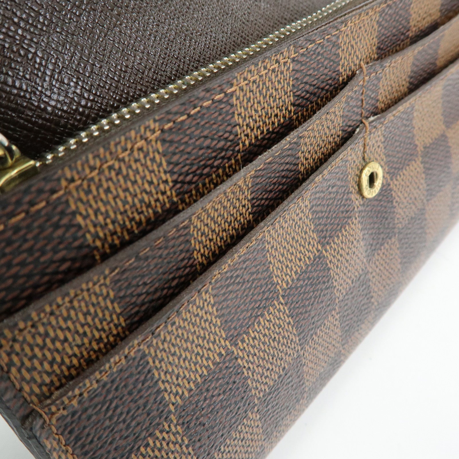 Louis Vuitton Damier Portefeuille Sarah Long Wallet Brown N61734