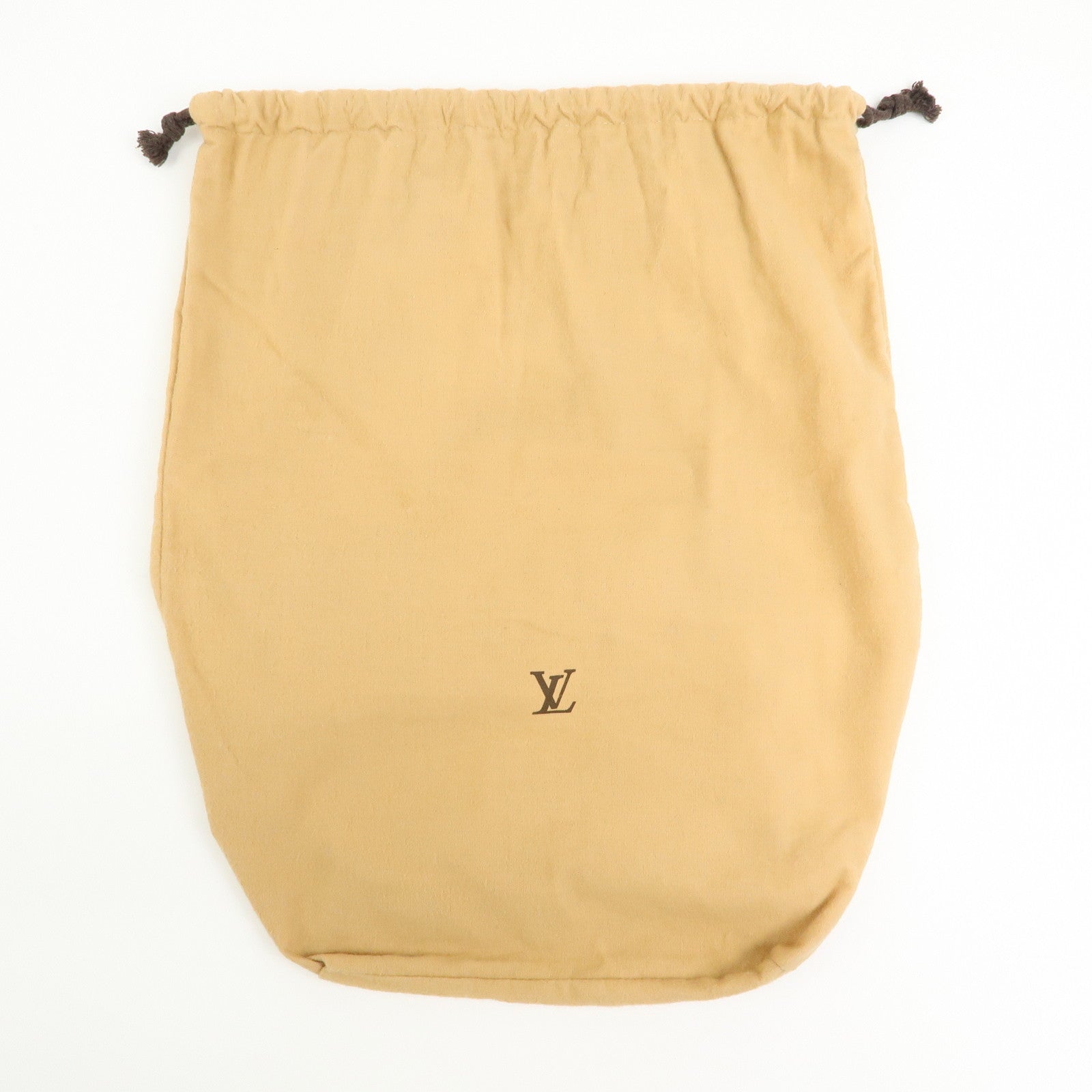 Louis Vuitton Set of 10 Dust Bag Storage Bag Drawstring Style Beige