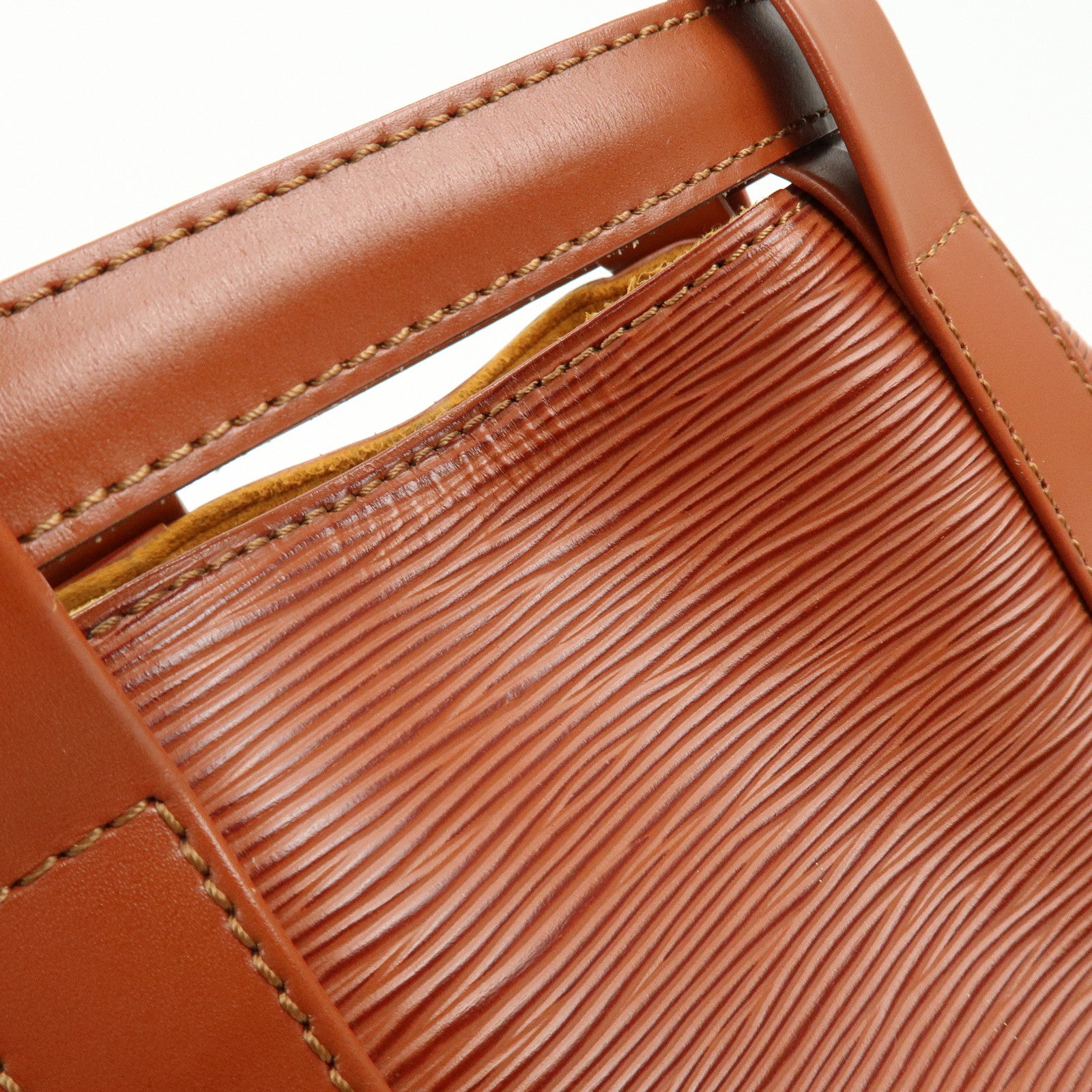 Louis Vuitton Epi Randonnee PM Shoulder Bag Kenya Brown M52353