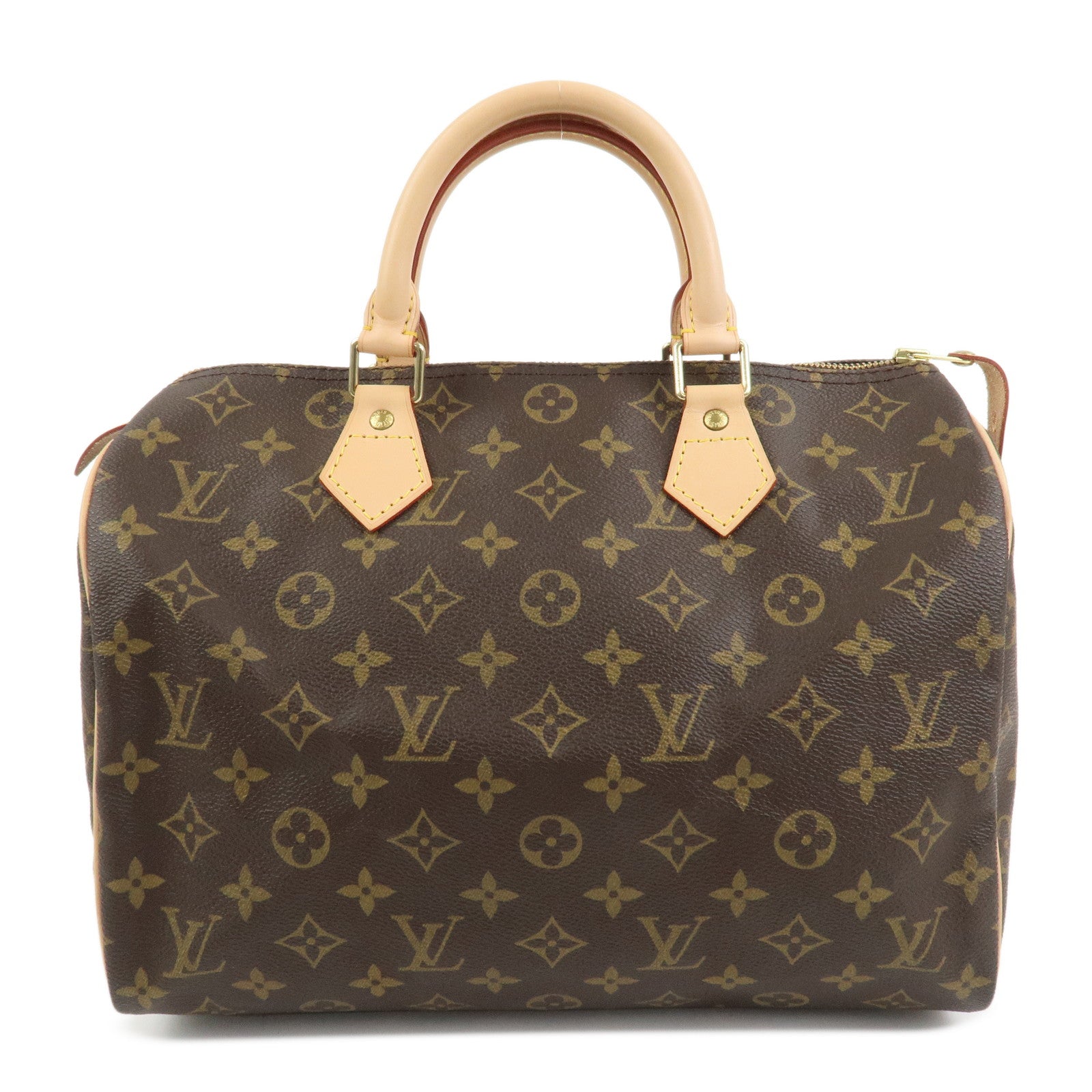 Louis Vuitton Monogram Speedy 30 Boston Bag Hand Bag Brown M41526