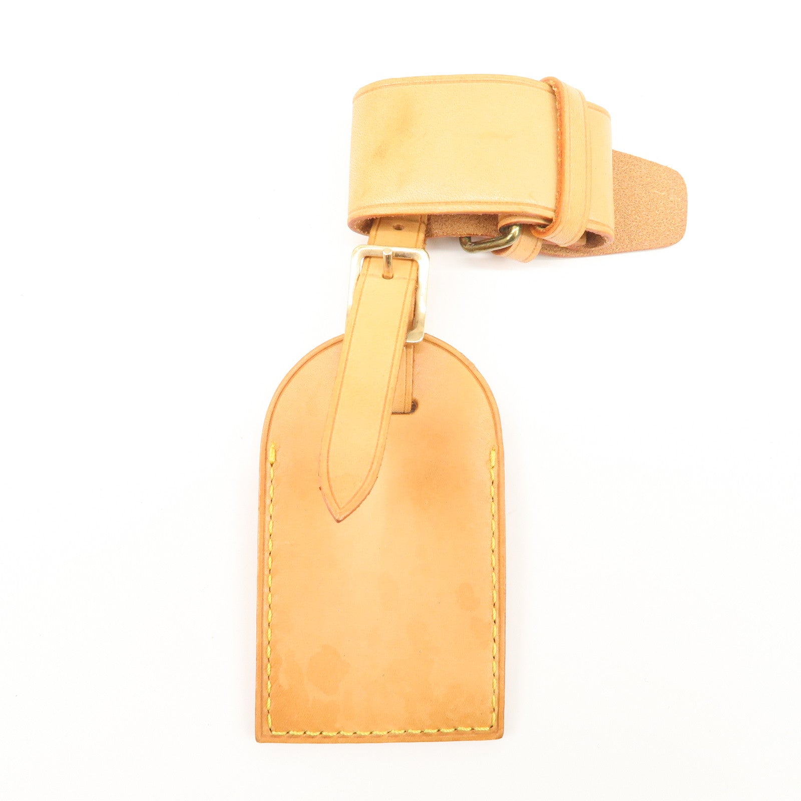 Louis Vuitton Set of 15 Nume Leather Name Tag & Poignet Natural Used