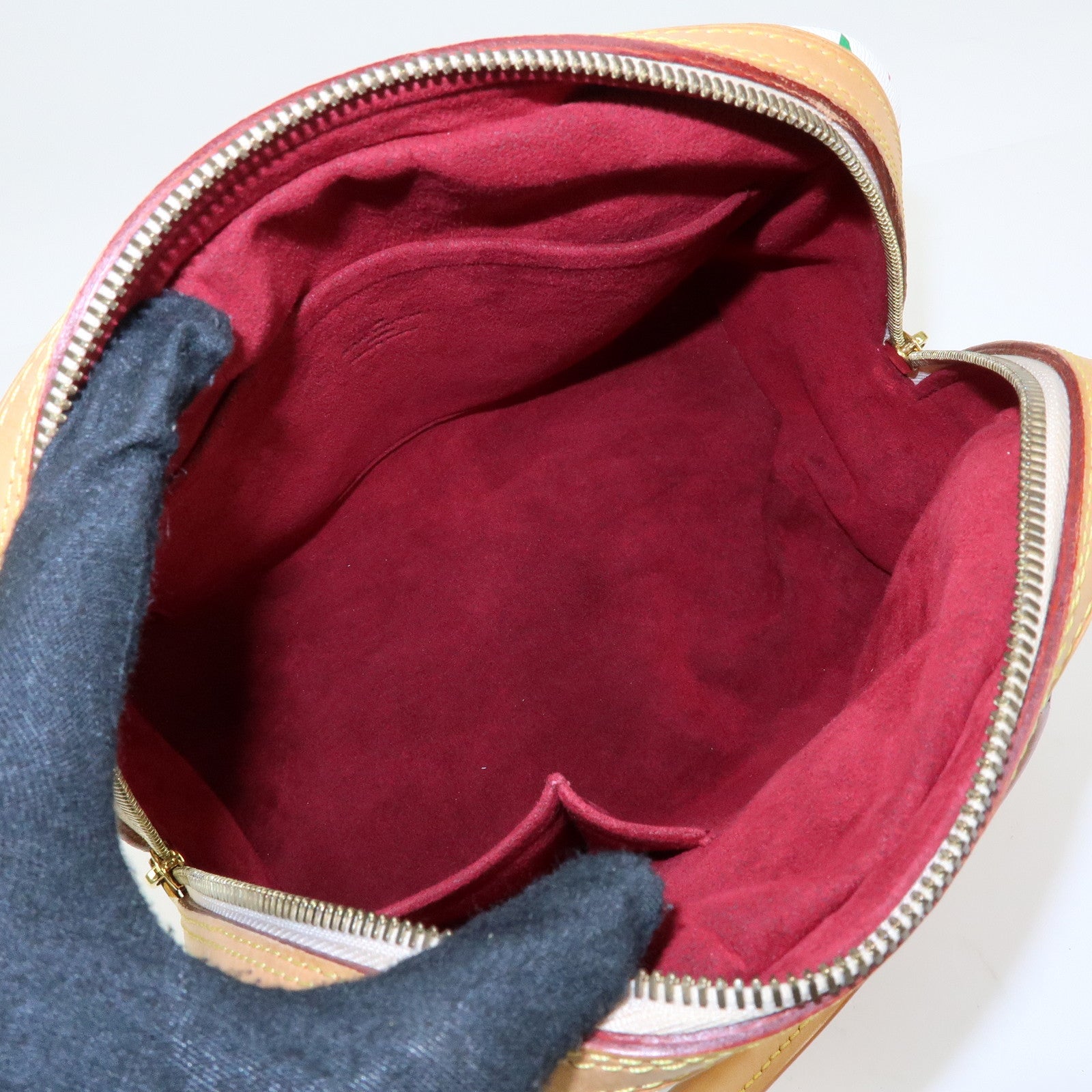 Louis Vuitton Monogram Multicolor Priscilla Hand Bag Blanc M40096