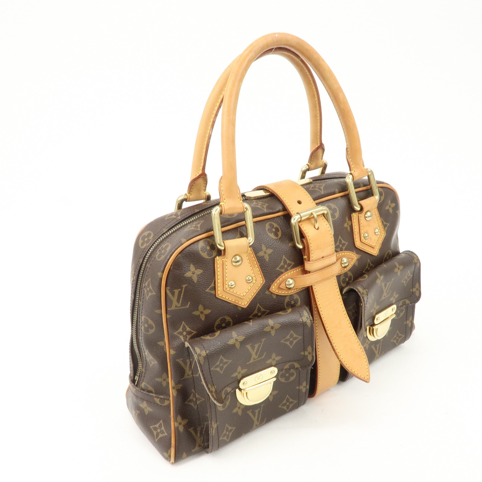 Louis Vuitton Monogram Manhattan GM Hand Bag M40025 Used